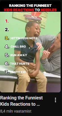 Ranking the Funniest Kids Reactions to Needles