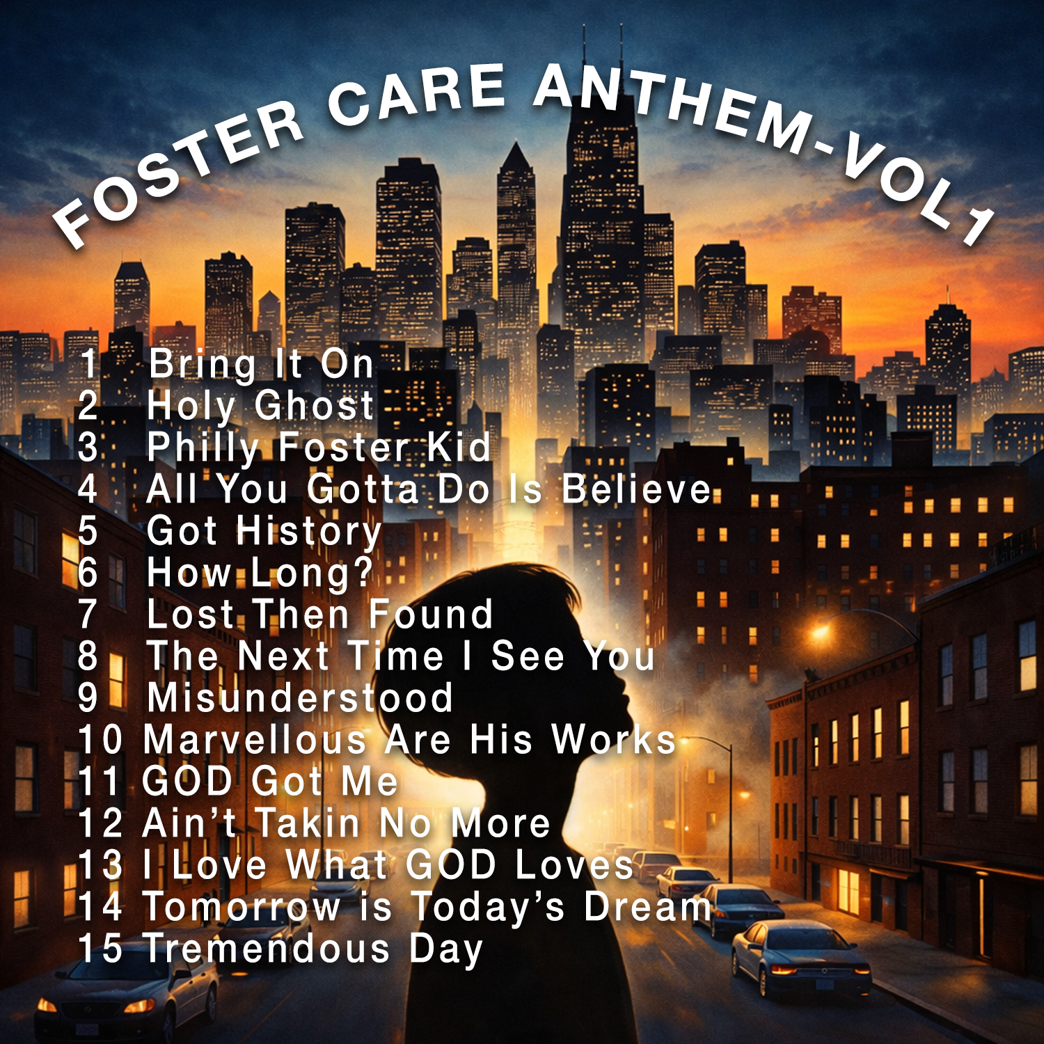 Foster Care Anthem VOL1 album cover — Philly Films and Music