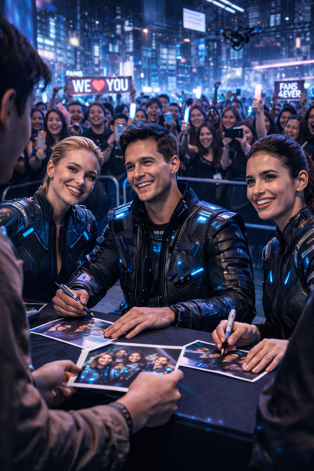 Artists meeting fans at StardomFans event