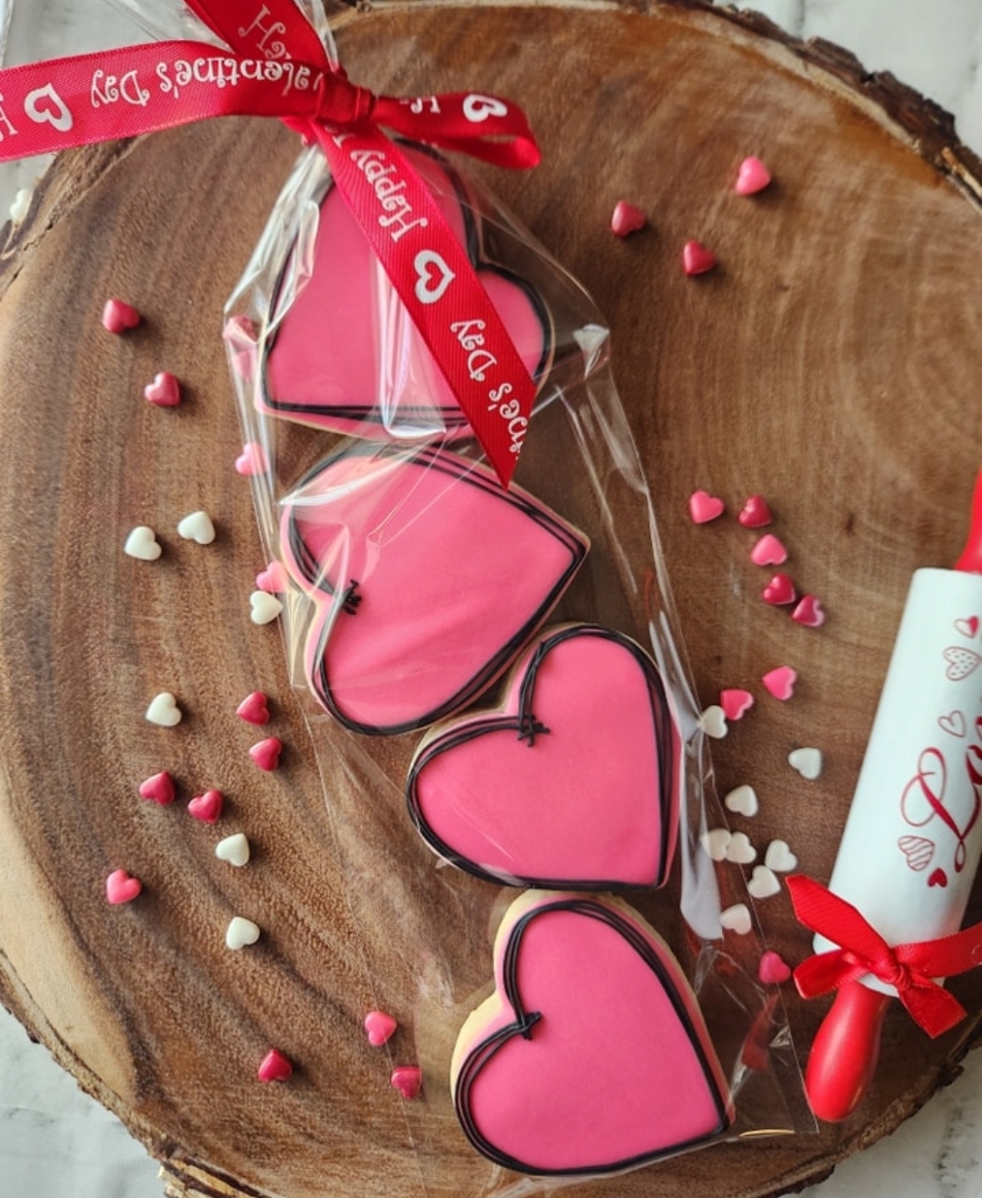 Pink Heart Favors