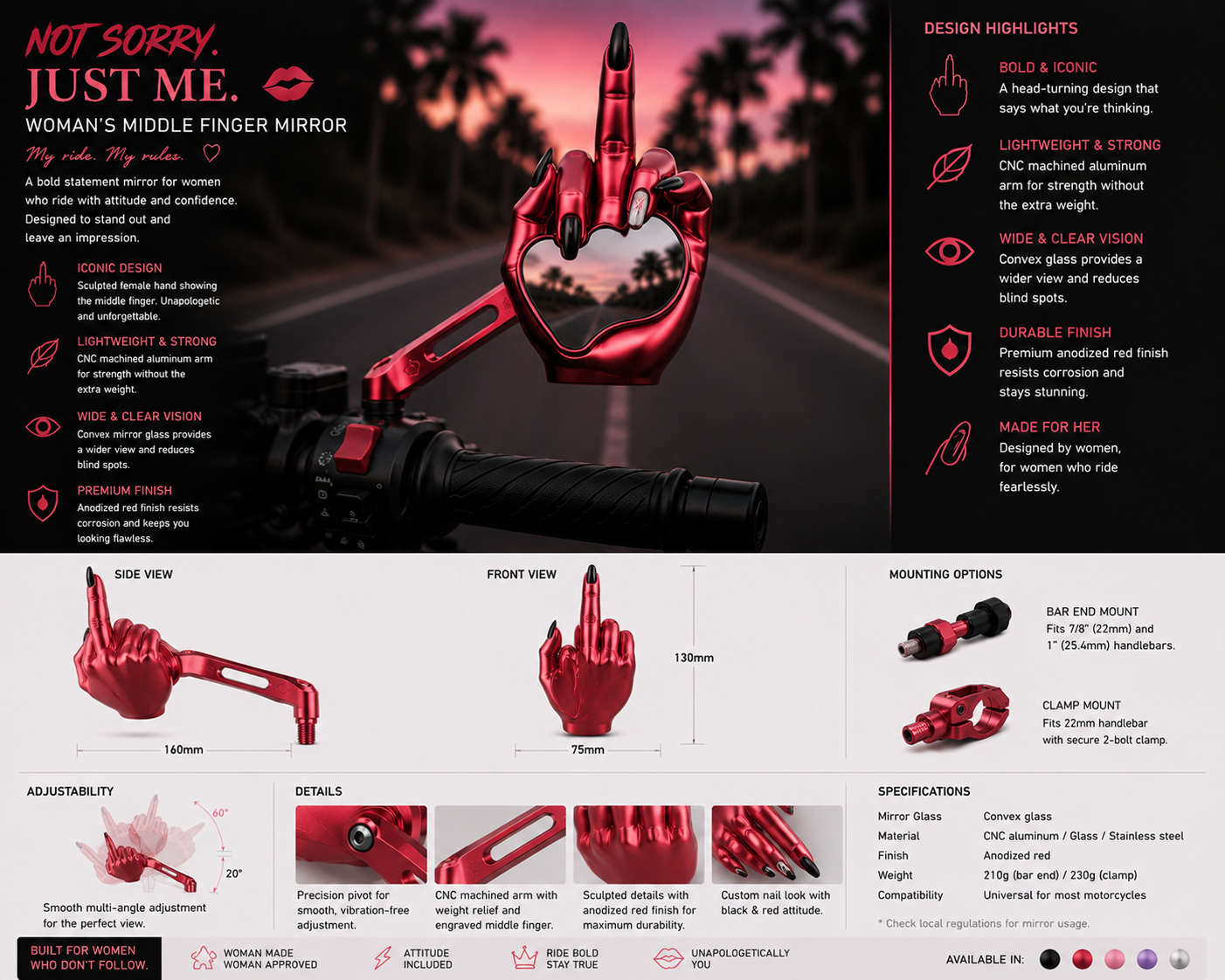 Middle Finger Mirror