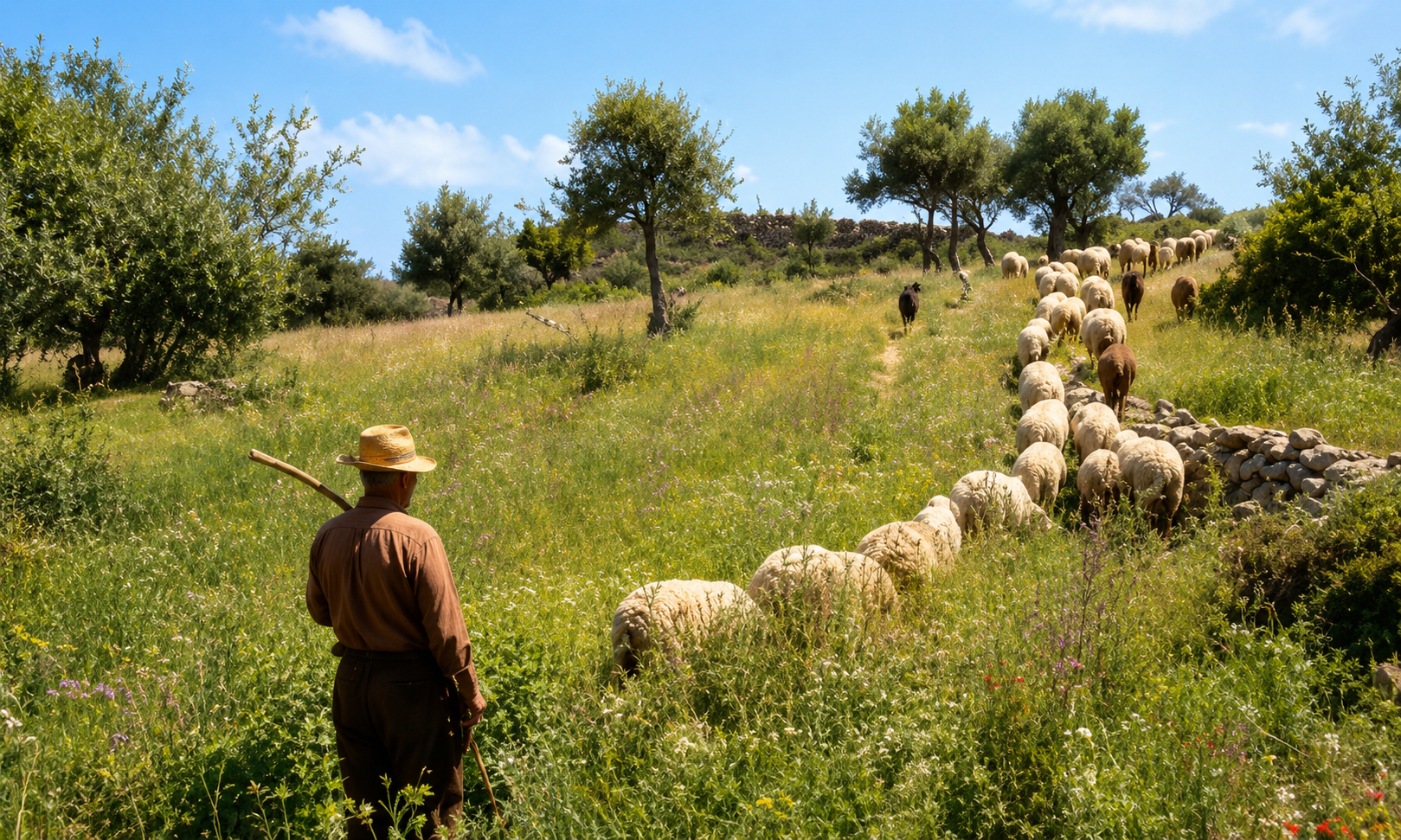 Traditional Cypriot Shepherd