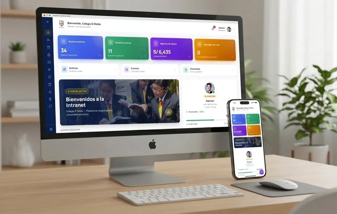 EduNet - Plataforma de gestión escolar