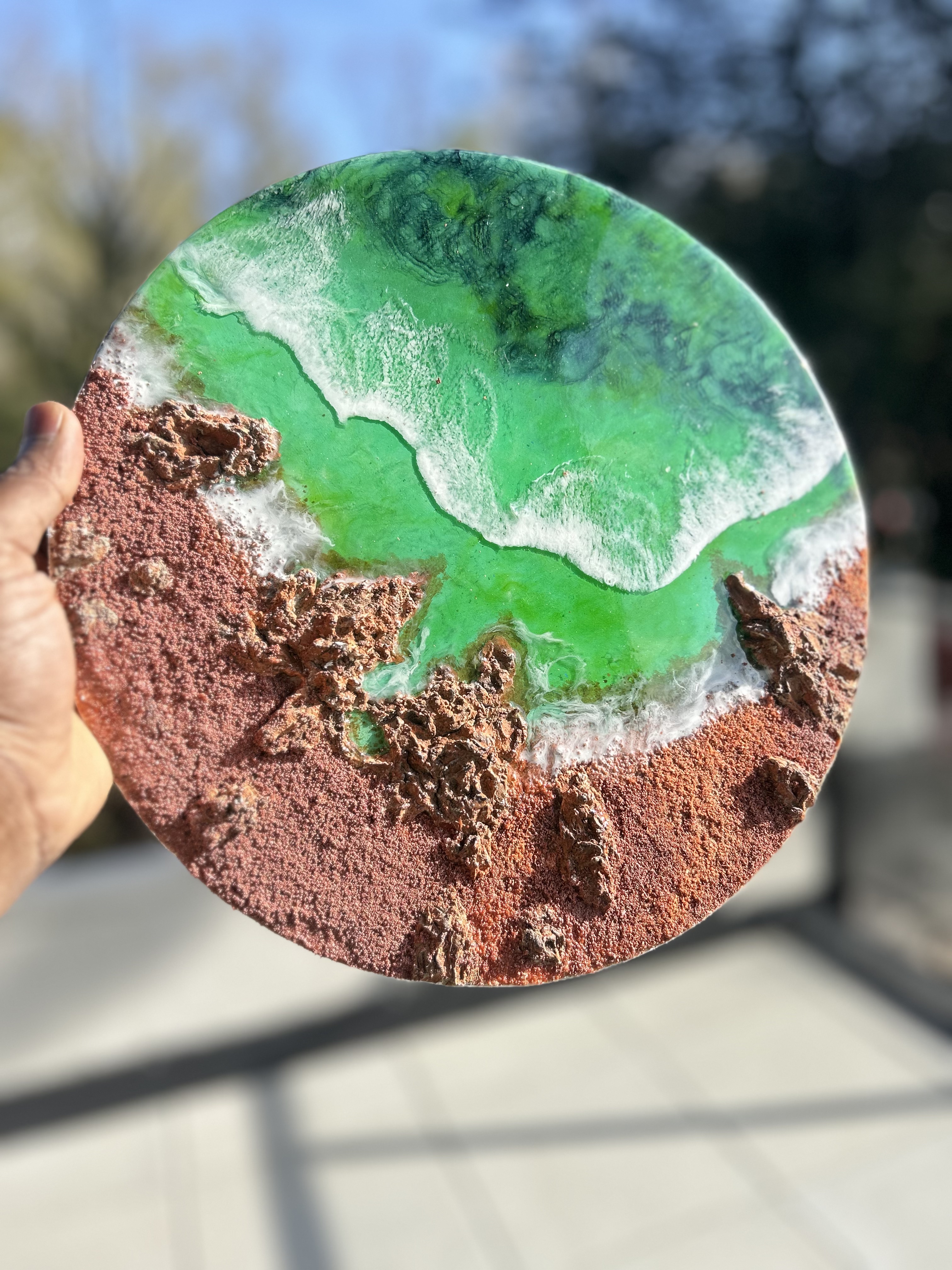 Emerald Tide, Crimson Shore - View 3