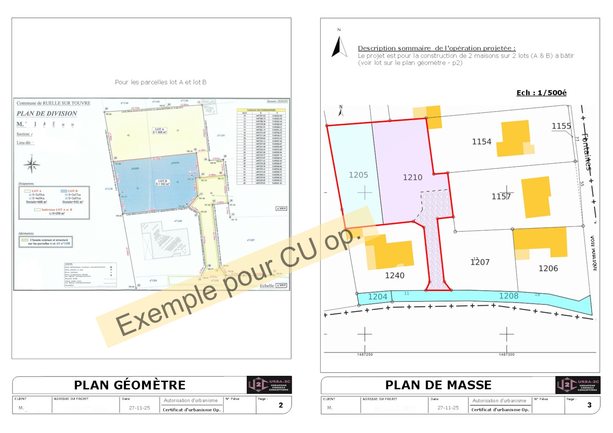 Certificat d'urbanisme