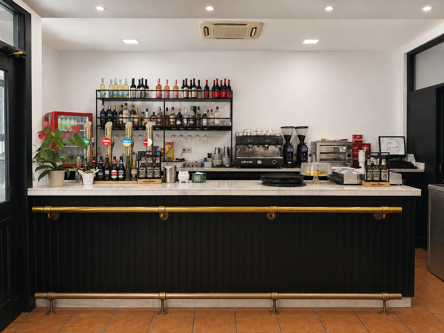 Barra del restaurante Nossa