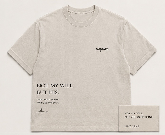 Acquire Tee — Obsidian