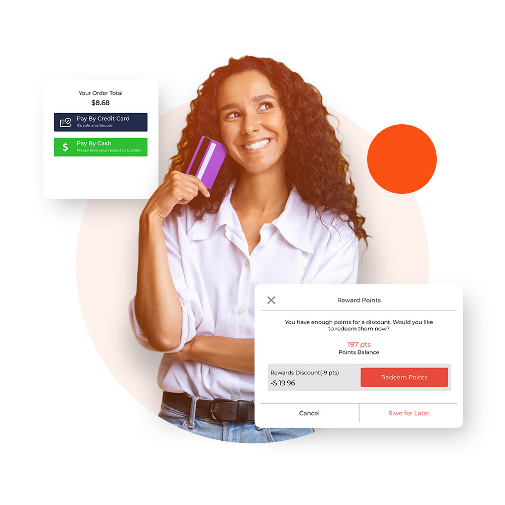 Merchant Solutions Corp credit card payment terminal for restaurant and retail checkout