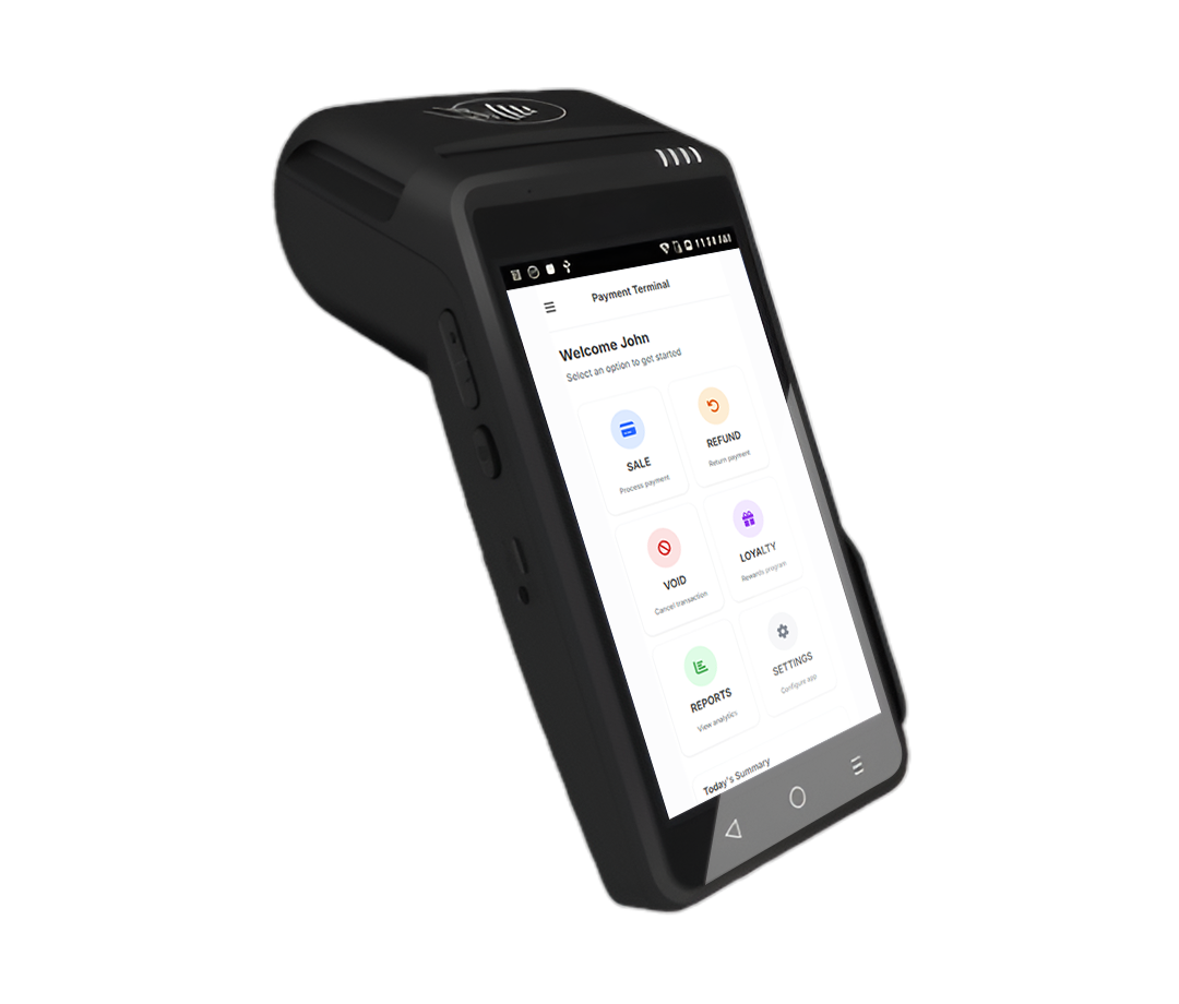 Merchant Solutions Corp Dejavoo smart payment terminal
