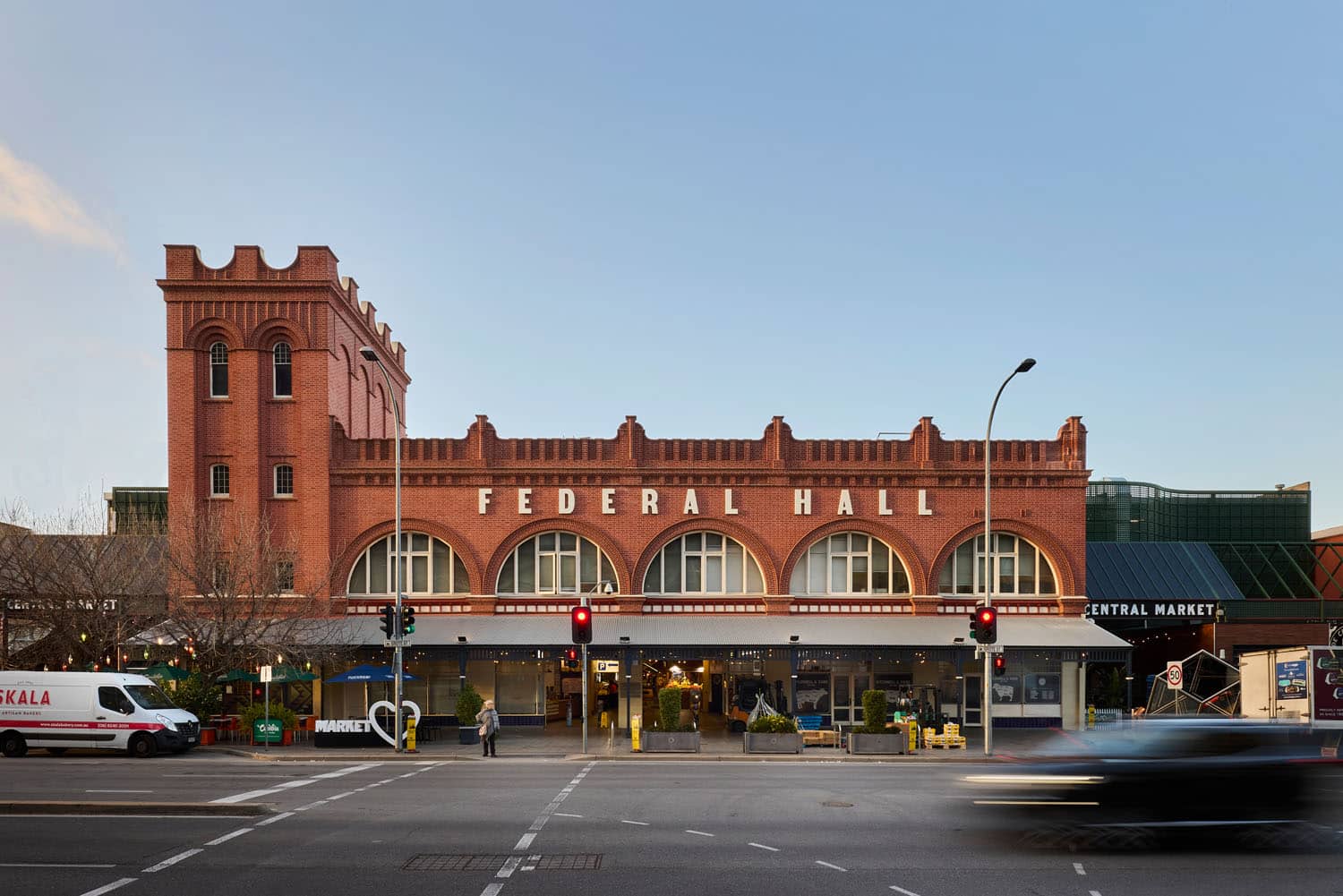 Townsville Central Market - vibrant fresh produce stalls and shoppers