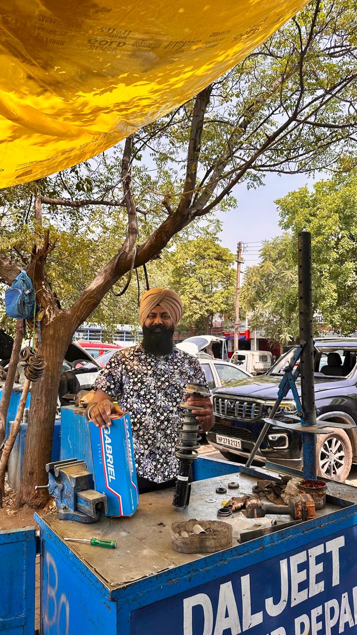 At the Workshop · Daljeet ji (Gogi)