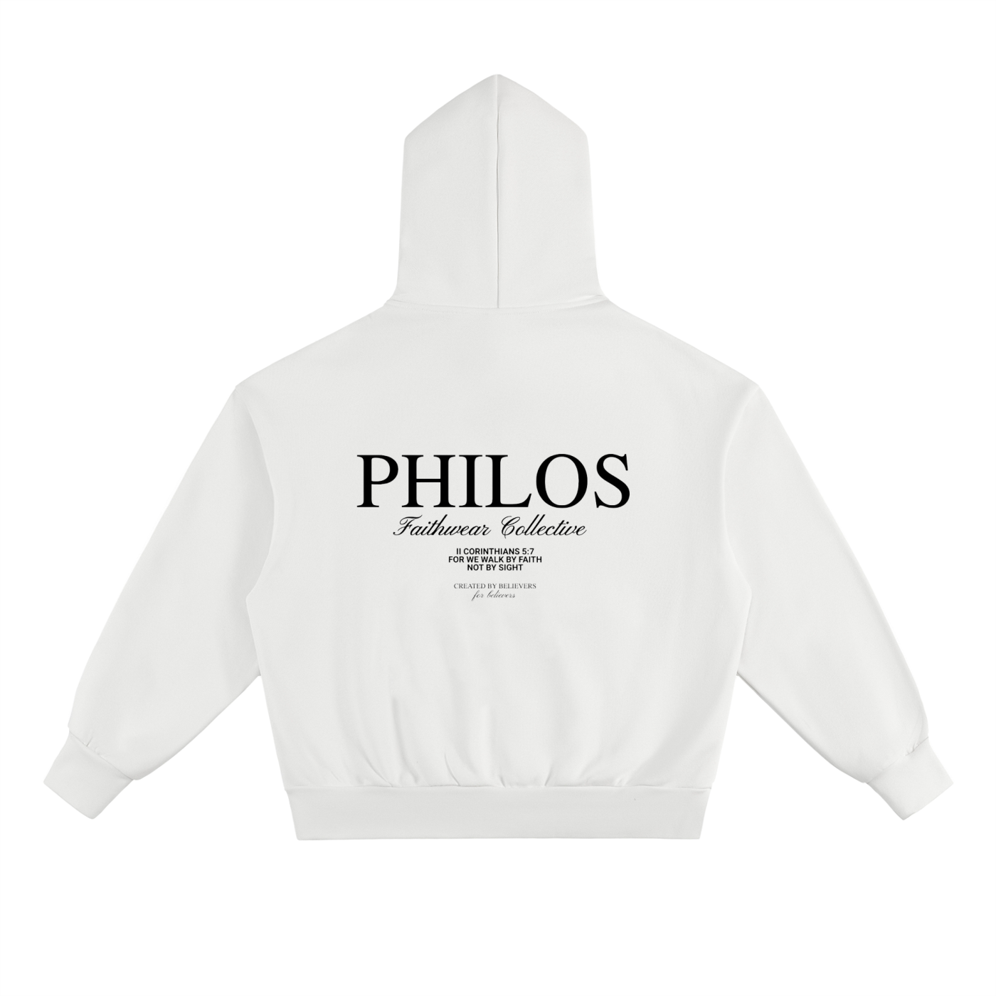 Core 02 White Hoodie view 2