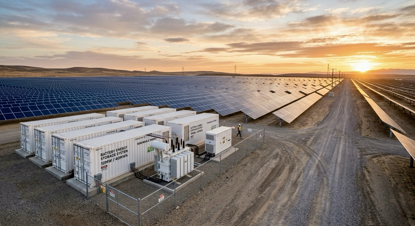 Solar Park with BESS