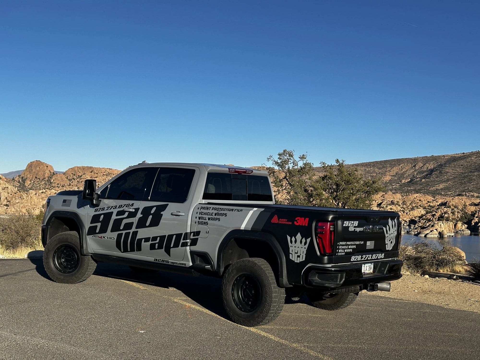 928 Wraps · Shop Truck — Full commercial wrap · Watson Lake, AZ