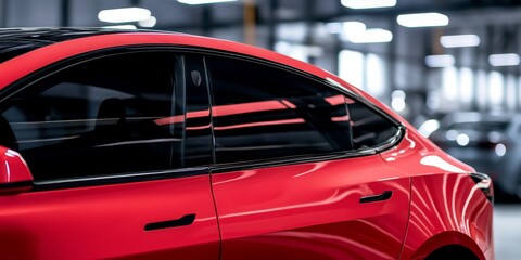 Automotive Window Tint — Factory-clean result