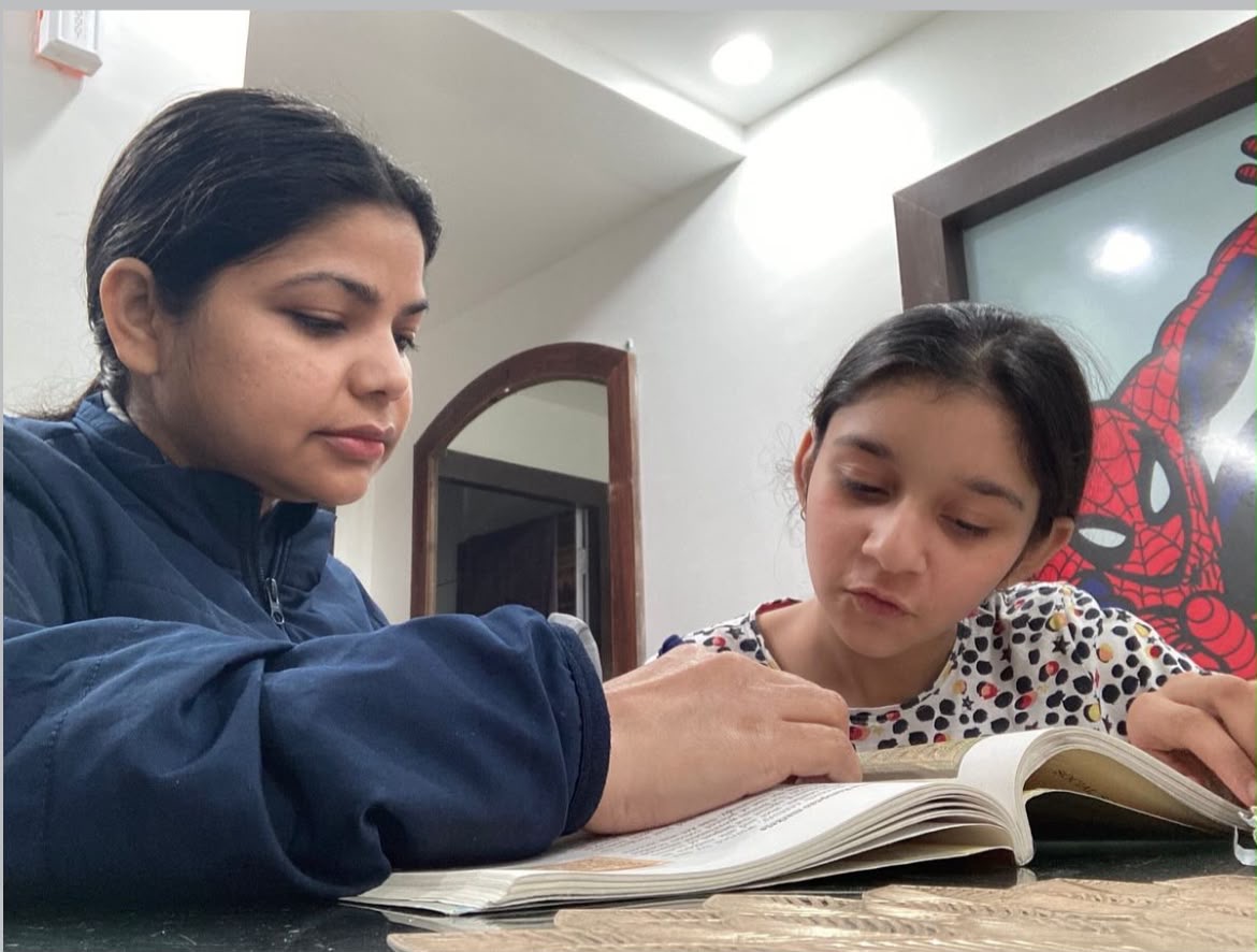 Pikachu Classes home tutor teaching a student