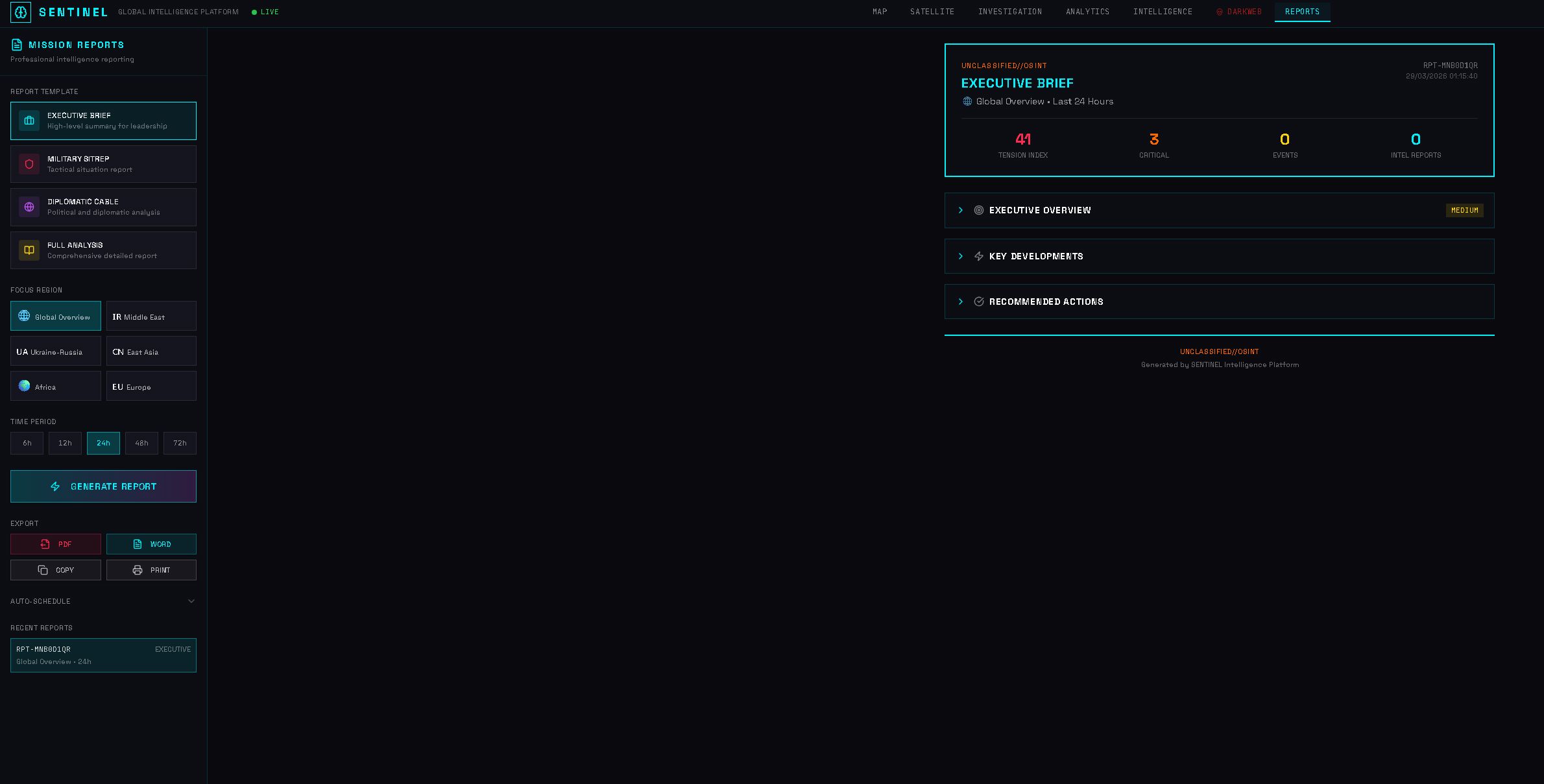Automated Report Generation