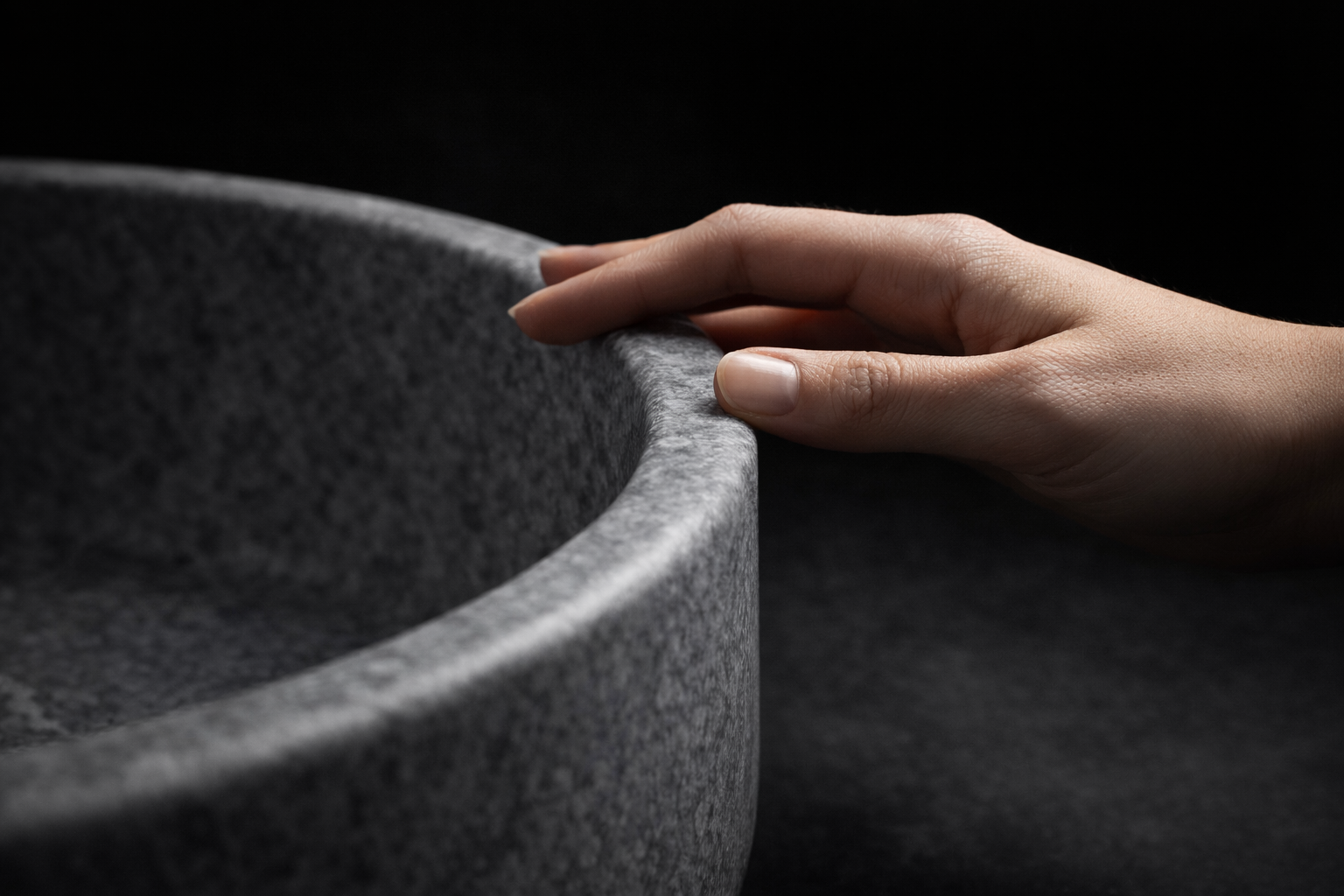 Tailored stone basin