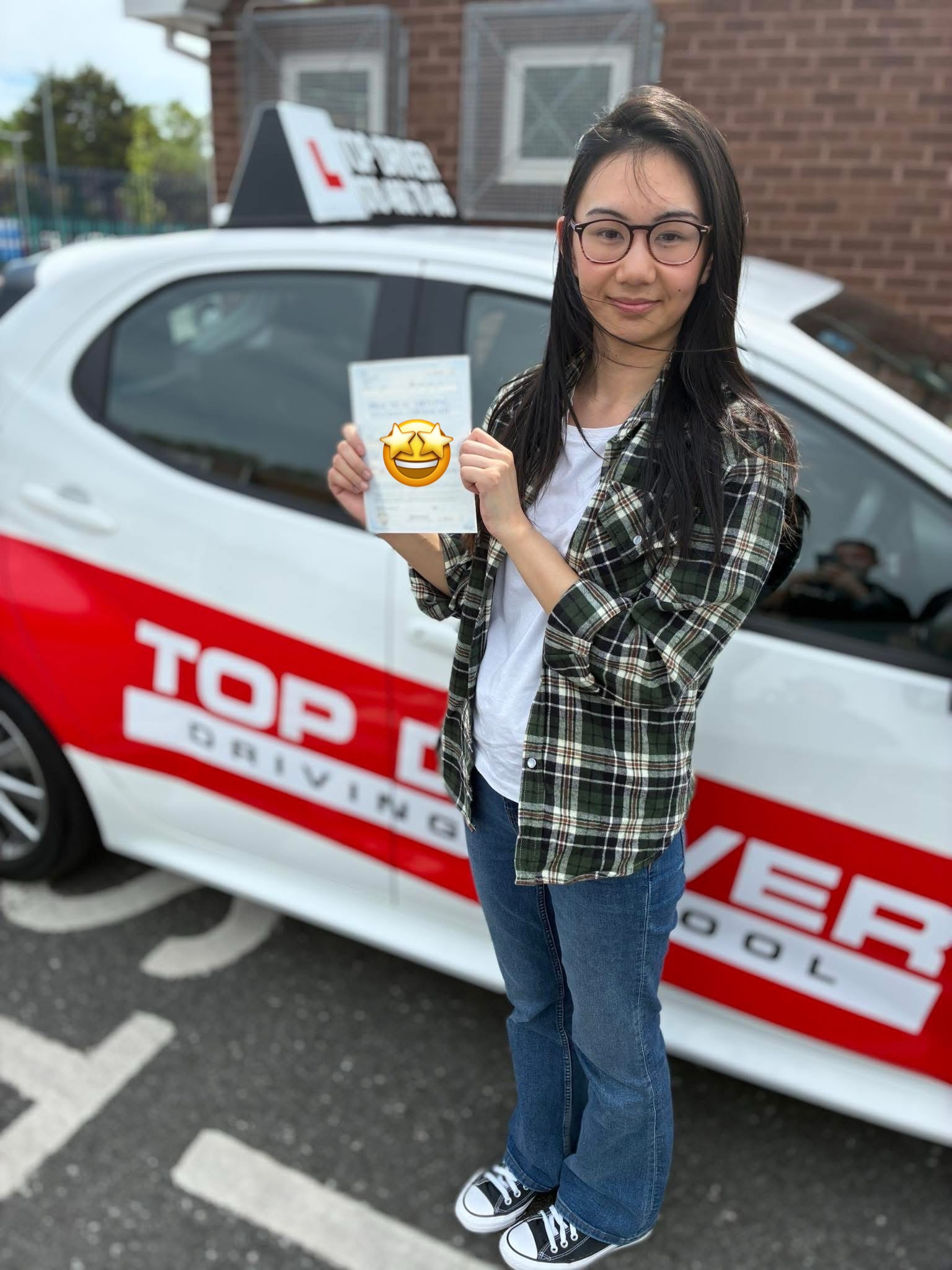 Top Driver student learning to drive