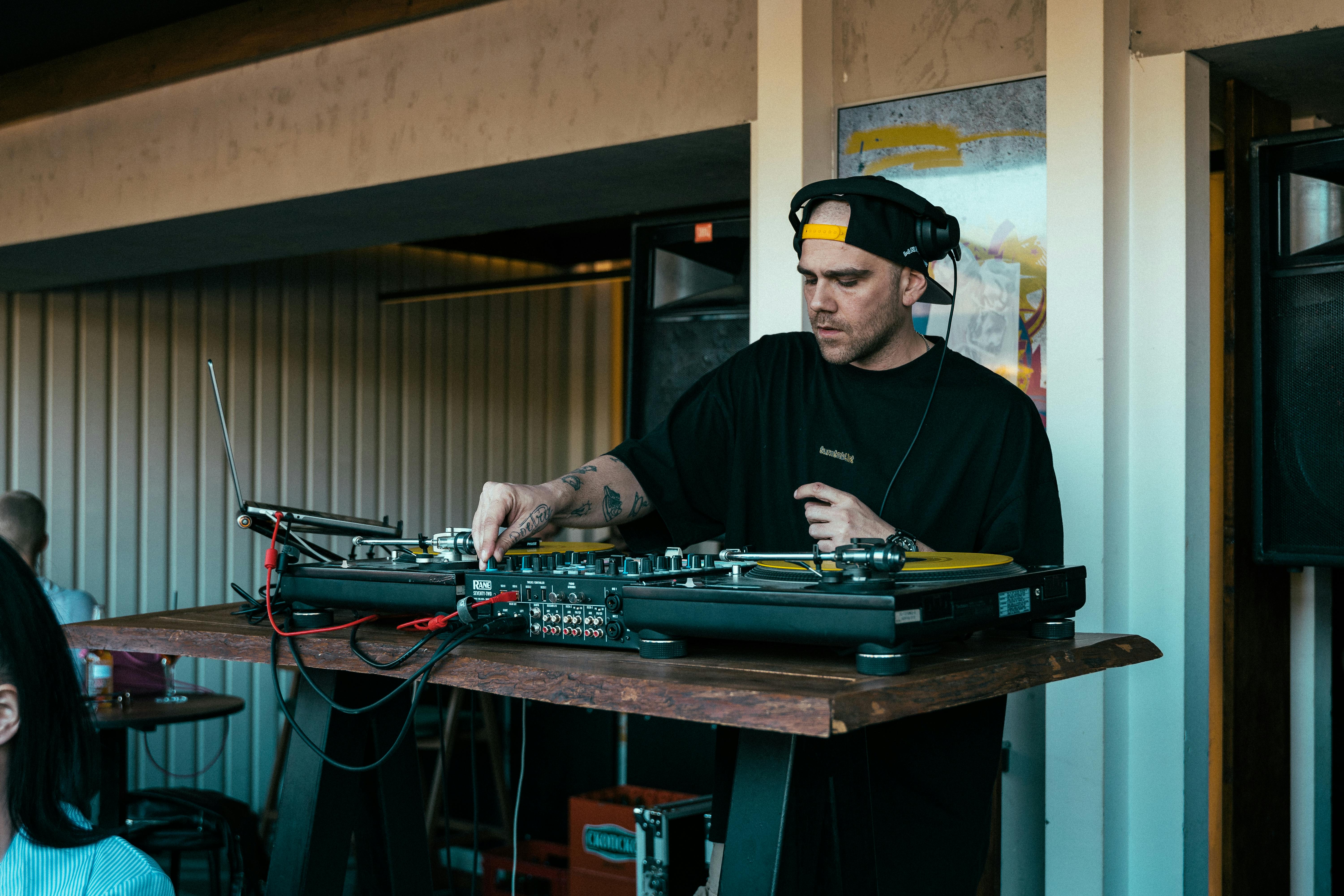 DJ performing at a venue