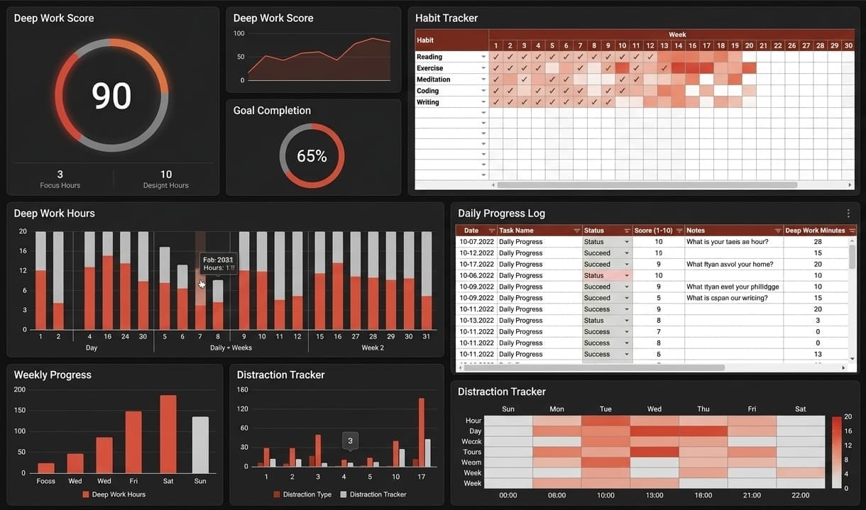 Focus OS dashboard preview