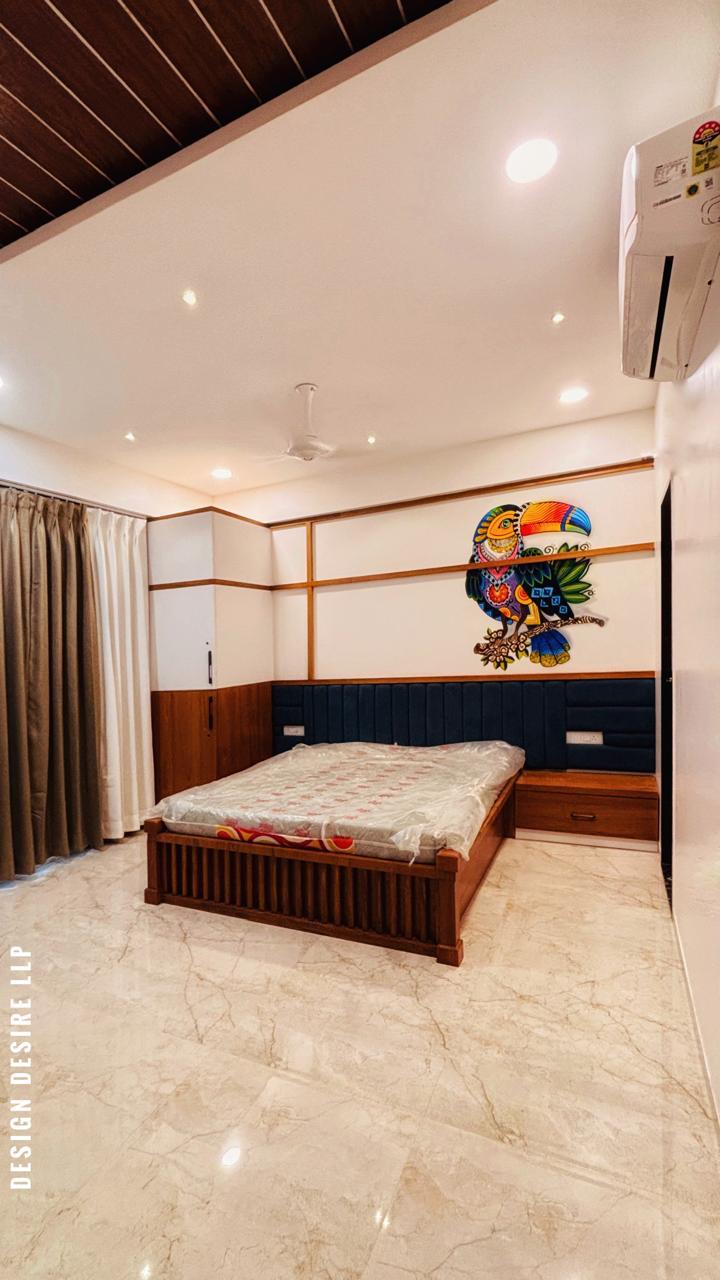 Living room — the teak jhoola & signature oval wall art