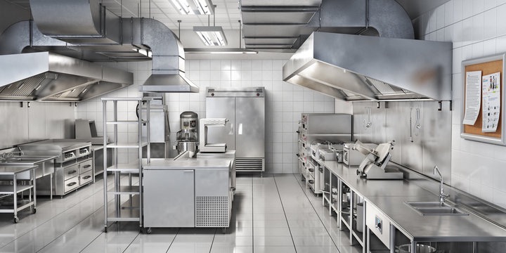 Commercial kitchen setup