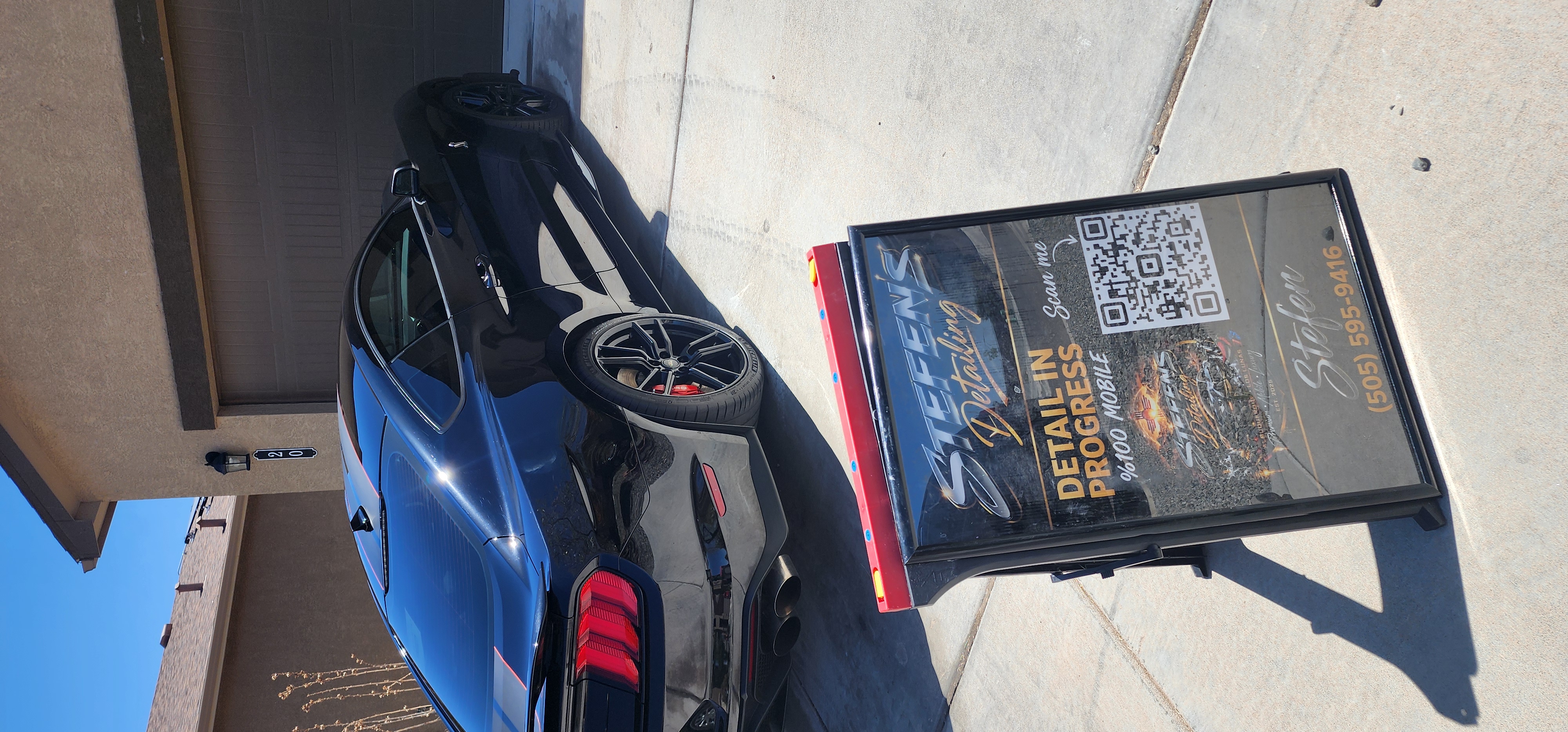 Premium Detail - Black Mustang Perfection