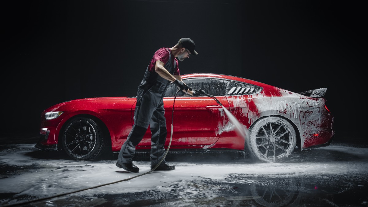 Voiture de luxe detailing