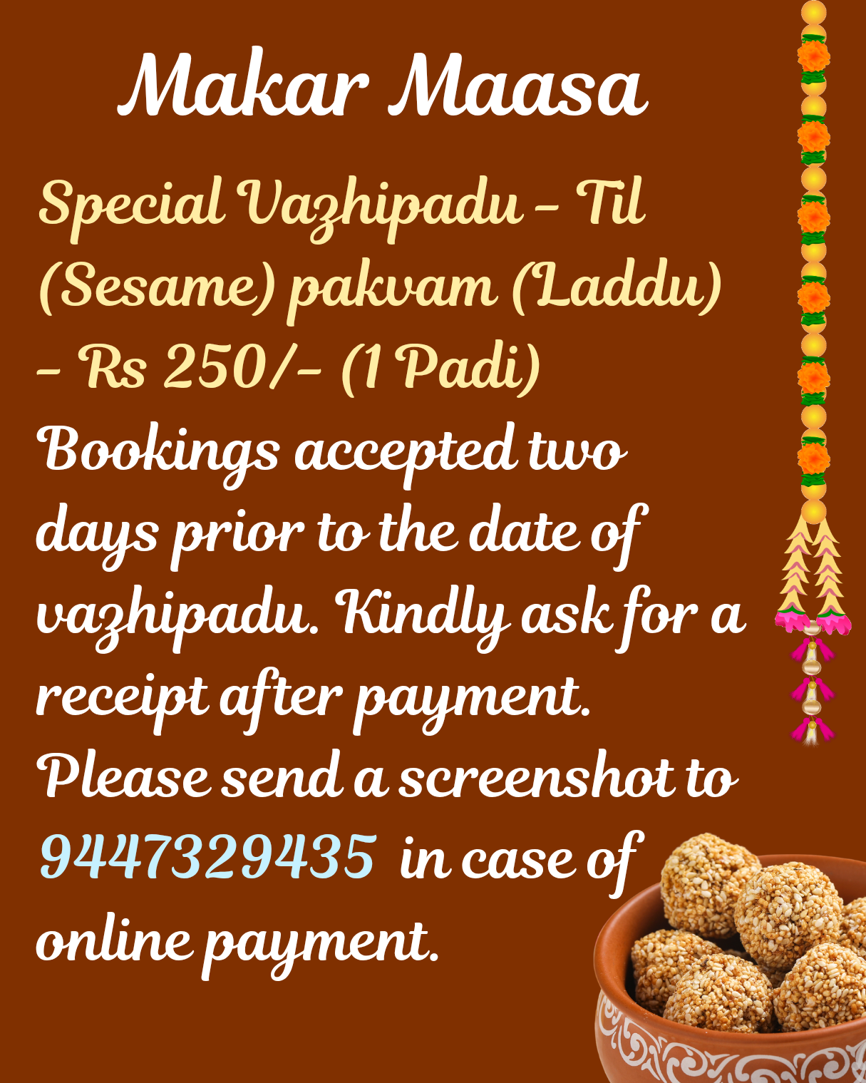Makar Maasa special vazhipadu