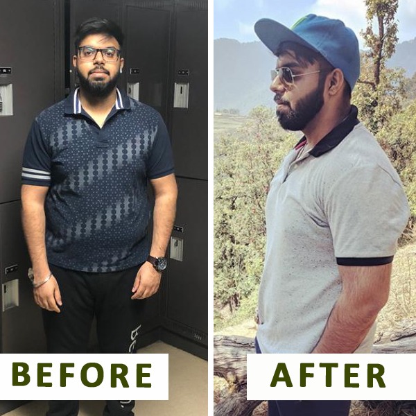 Shikhar before and after transformation