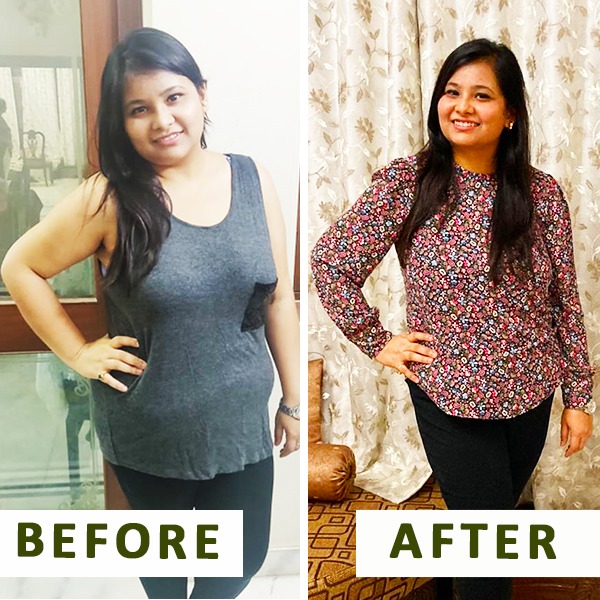 Gauri Gupta before and after transformation