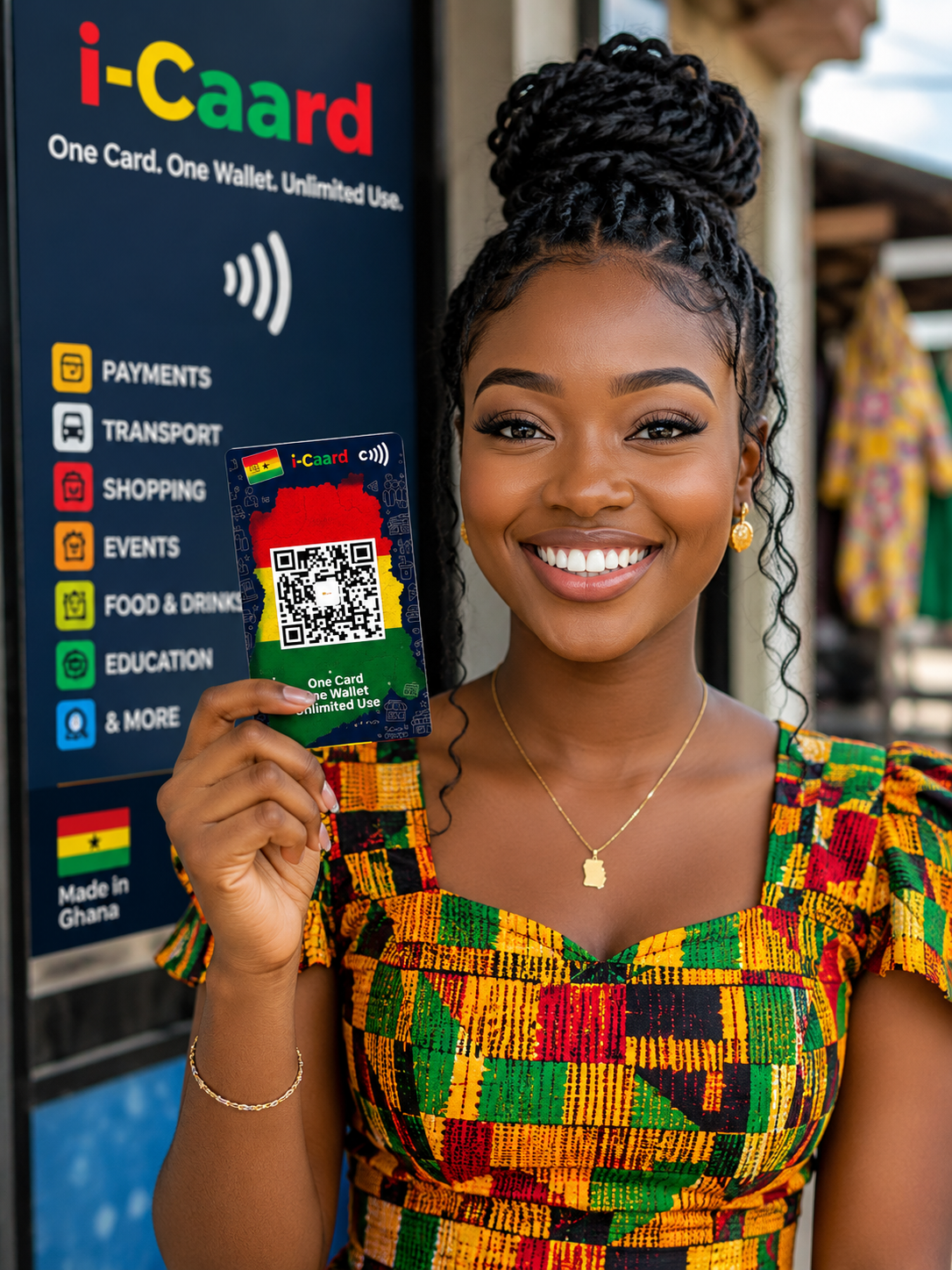 A proud Ghanaian iCaard holder — Made in Ghana