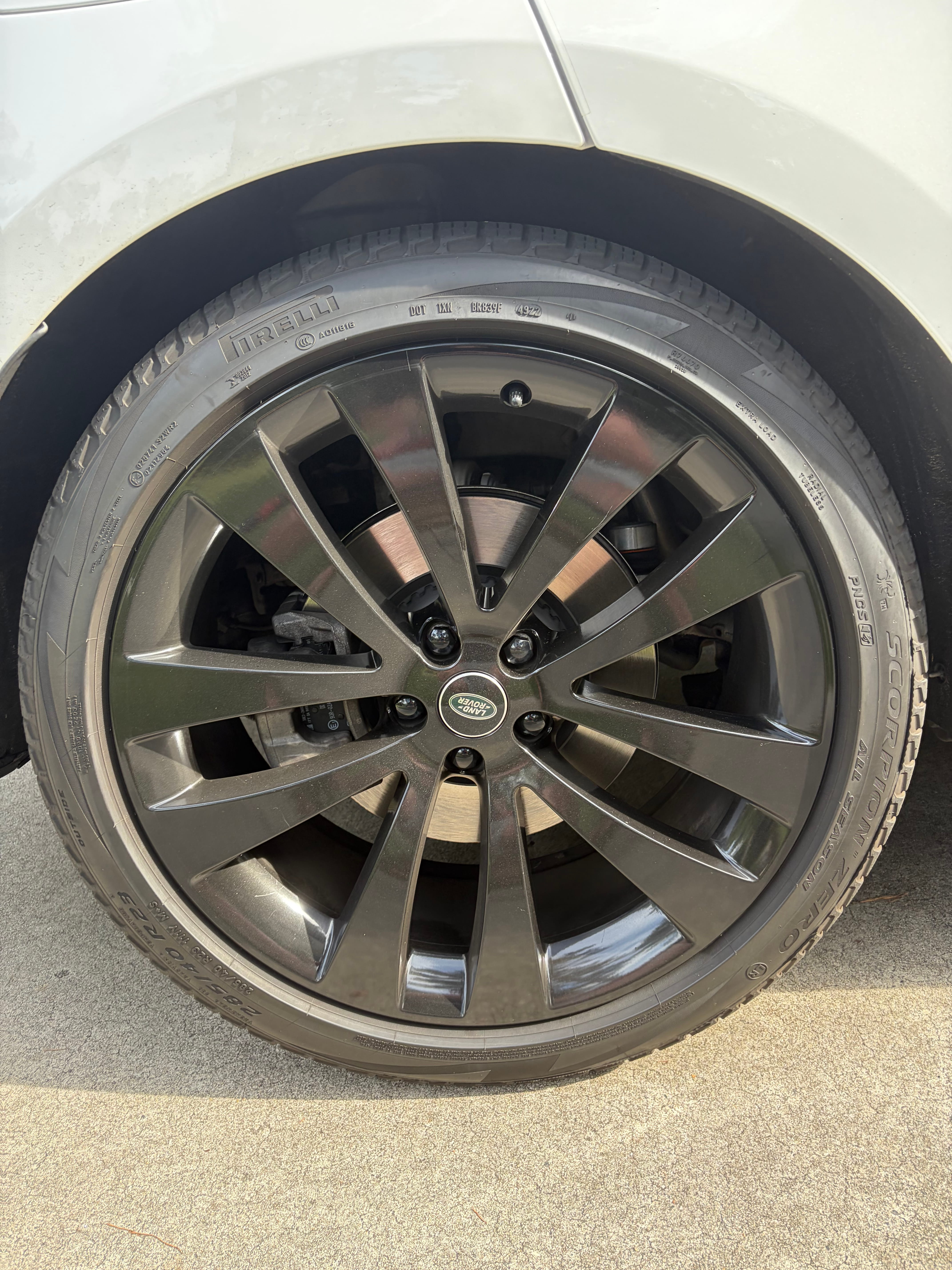 Wheel & Tire Detail - before