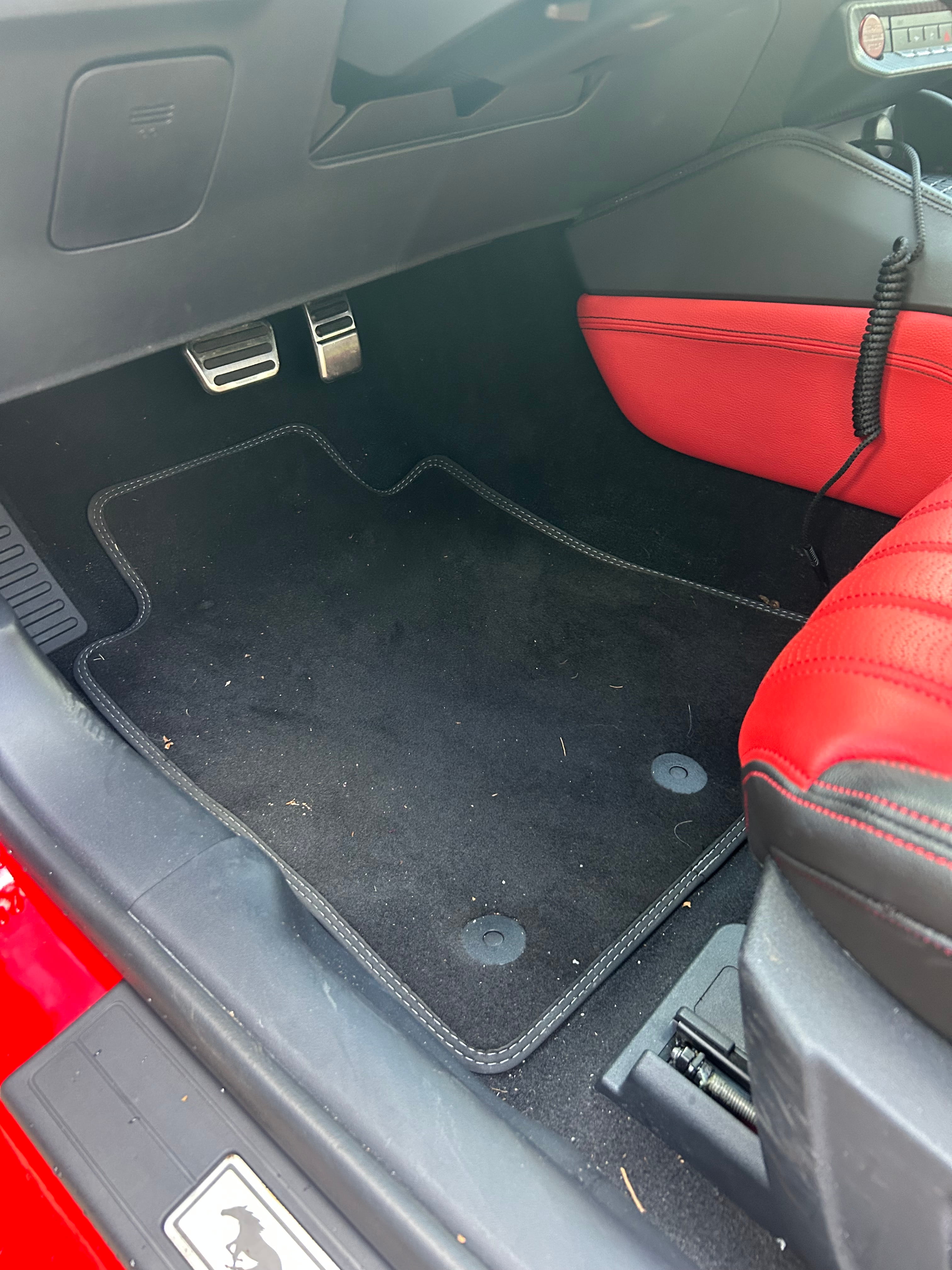 Mustang Floor & Mats - before