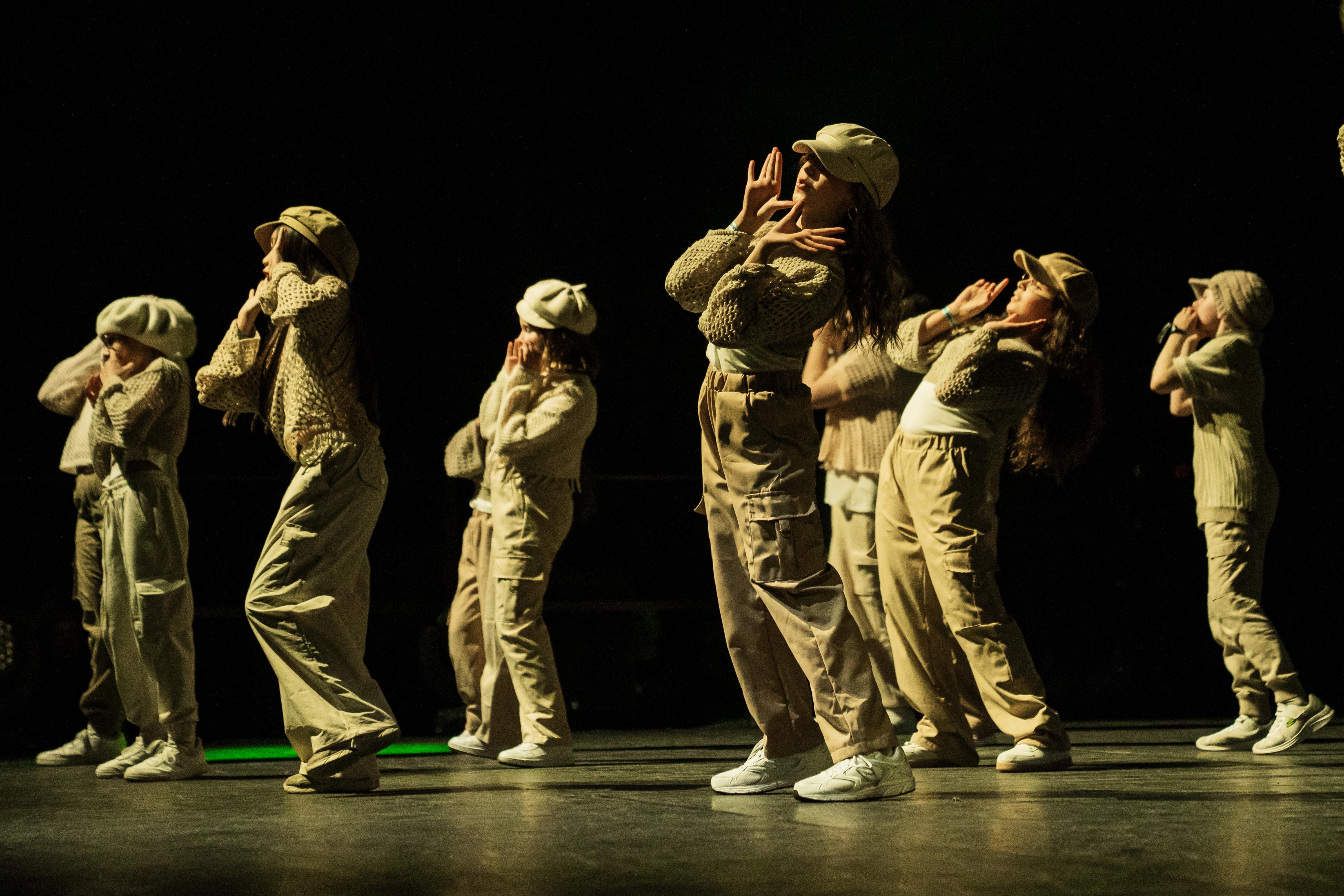 Choreografie auf der Bühne