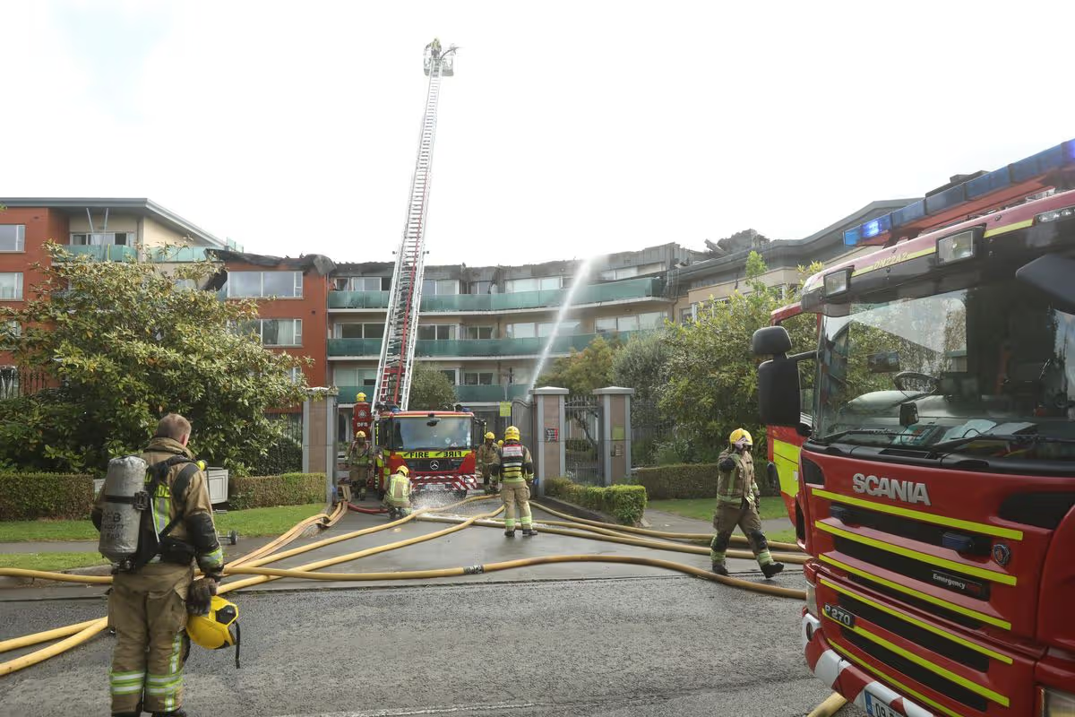 Hundreds Evacuated From Major Fire at Dublin Apartment Complex
