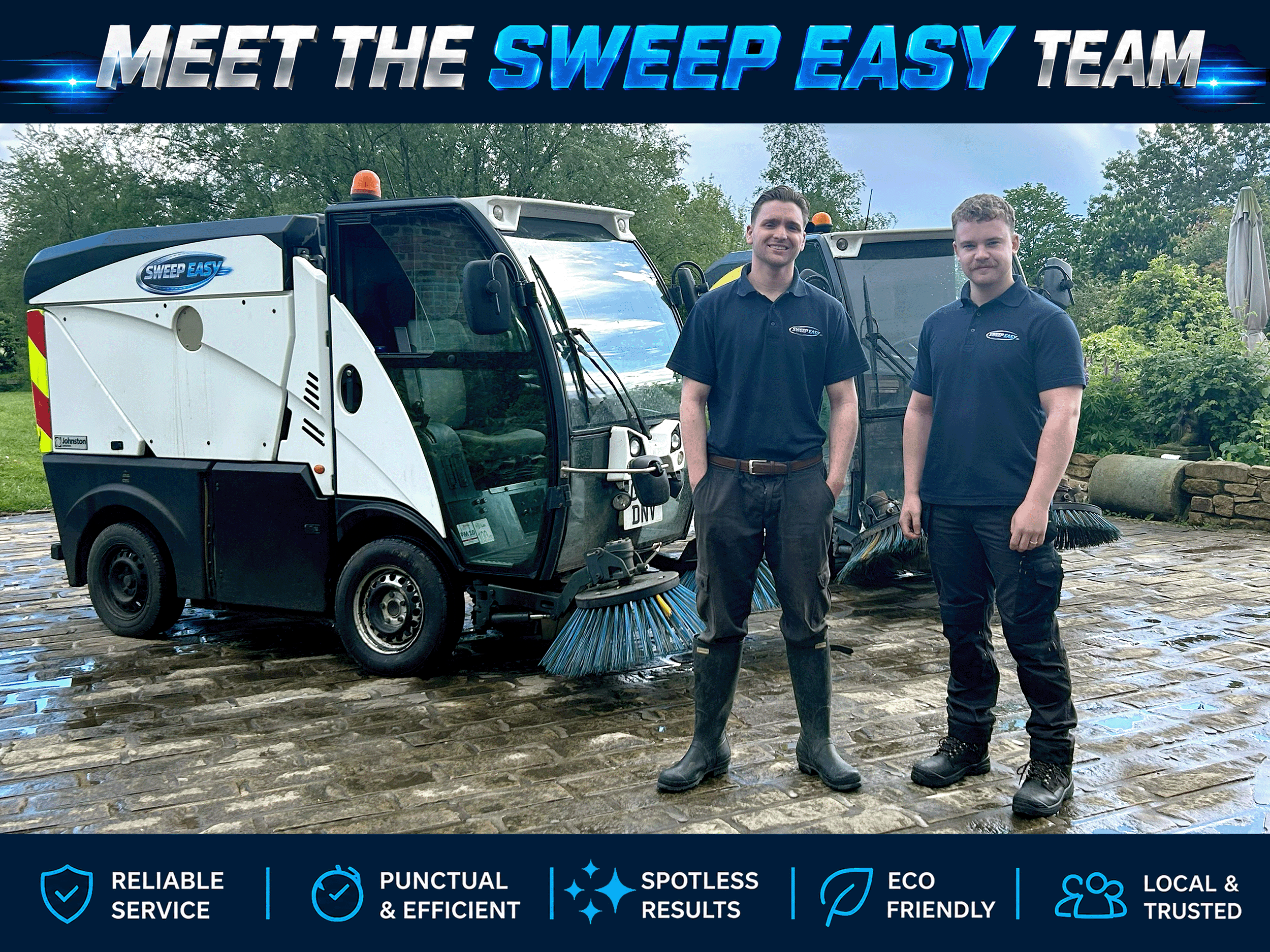 Oscar and Callum - Sweep Easy Team