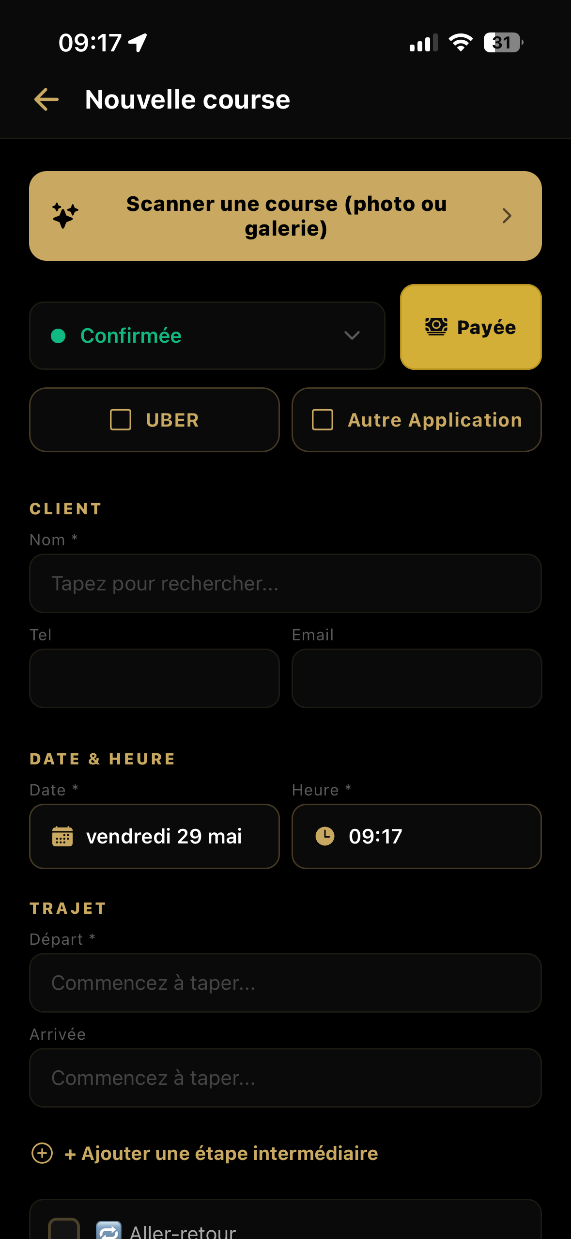 Nouvelle course
