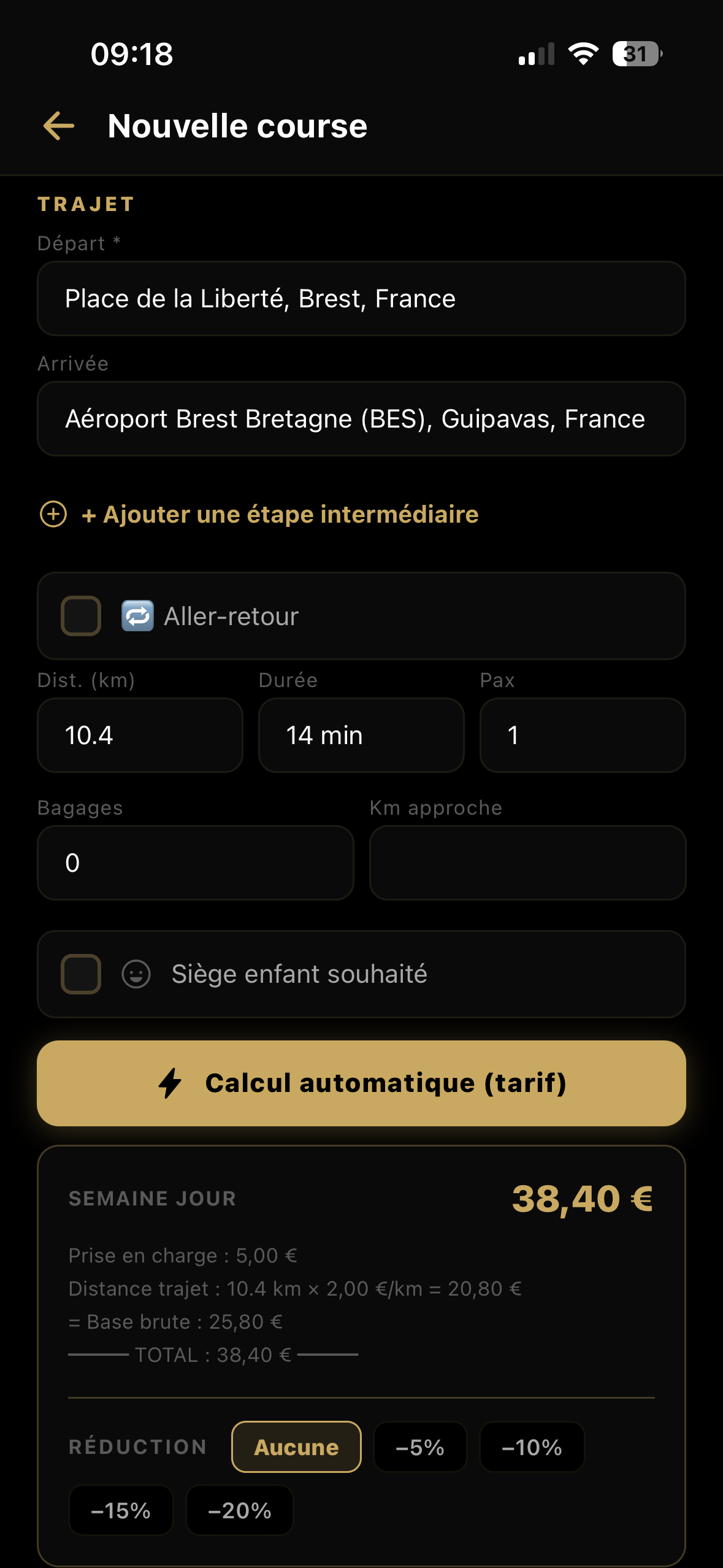 Calcul auto