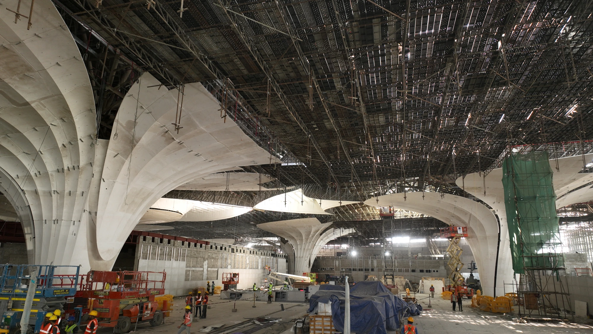 Terminal Roof Under Construction