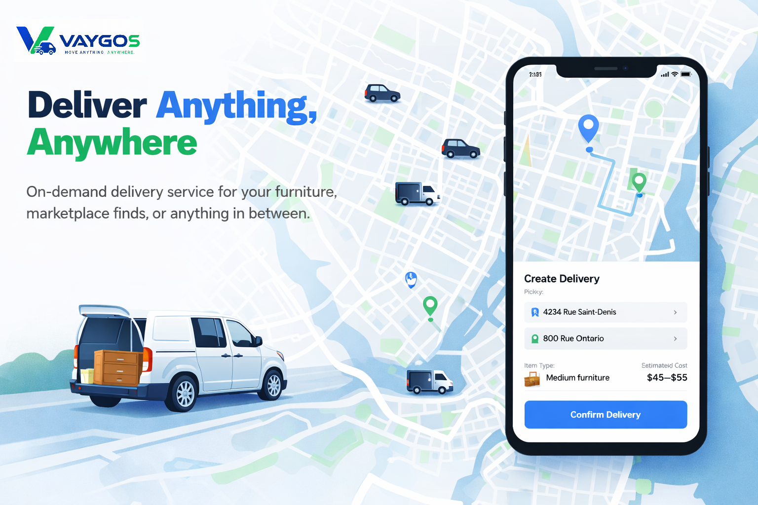 VAYGOS - Deliver Anything, Anywhere