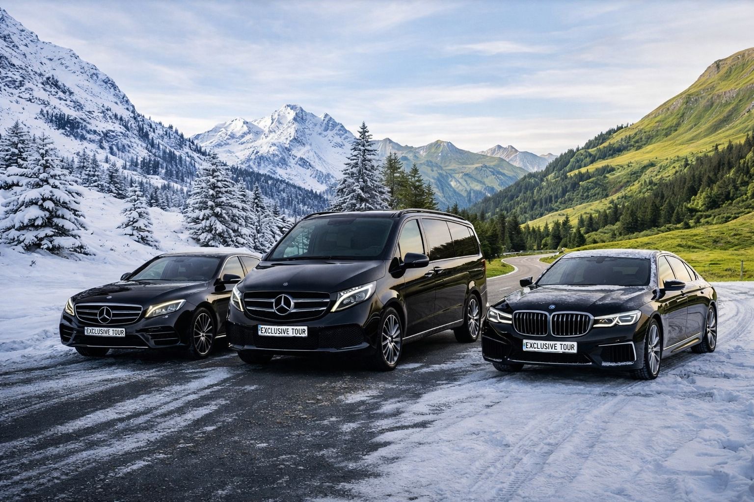 Travel to the Alps — any time of the year.