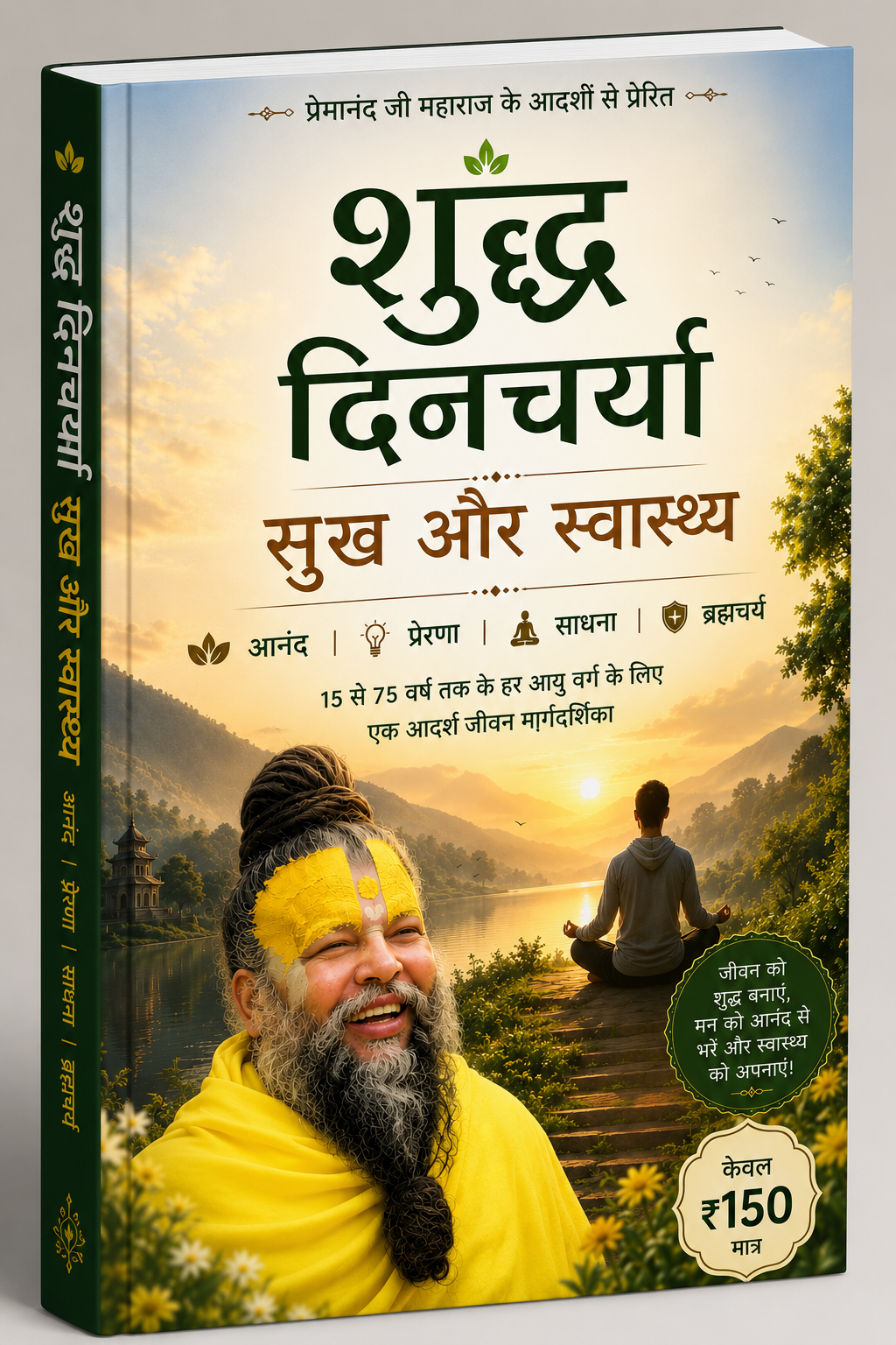 शुद्ध दिनचर्या – सुख और स्वास्थ्य पुस्तक का कवर