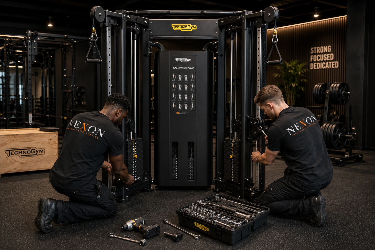 Installatie Fitnessapparatuur