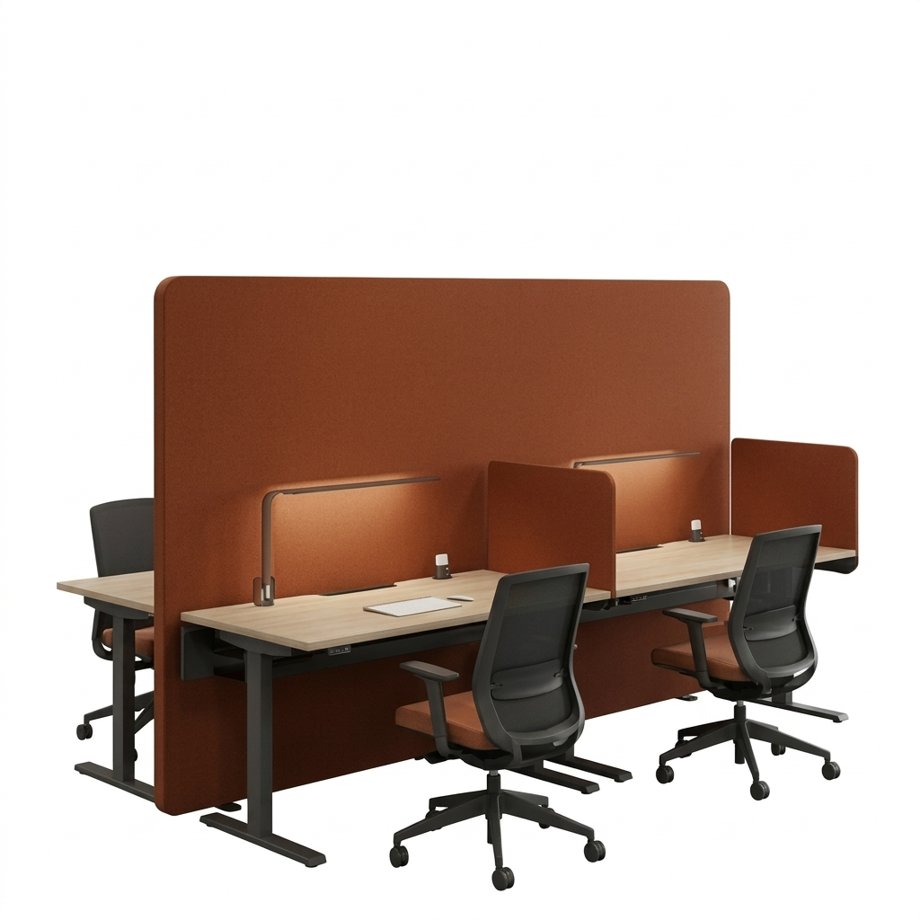 Acoustic Workstations variant AW-003 for BPO - office furniture manufacturer Mumbai