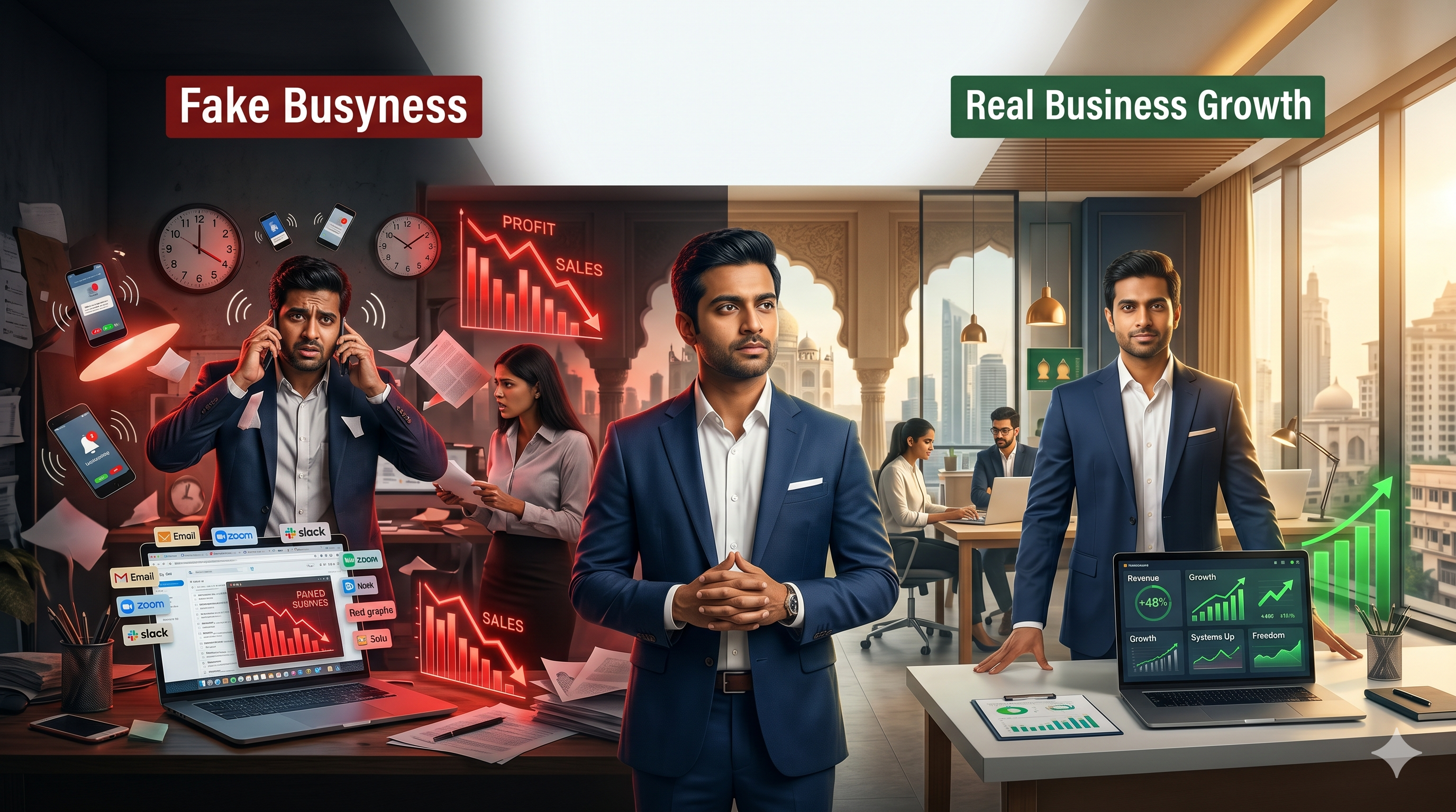 Fake Busyness vs Real Business Growth