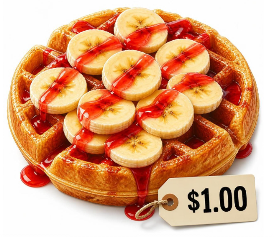 Banana Waffle