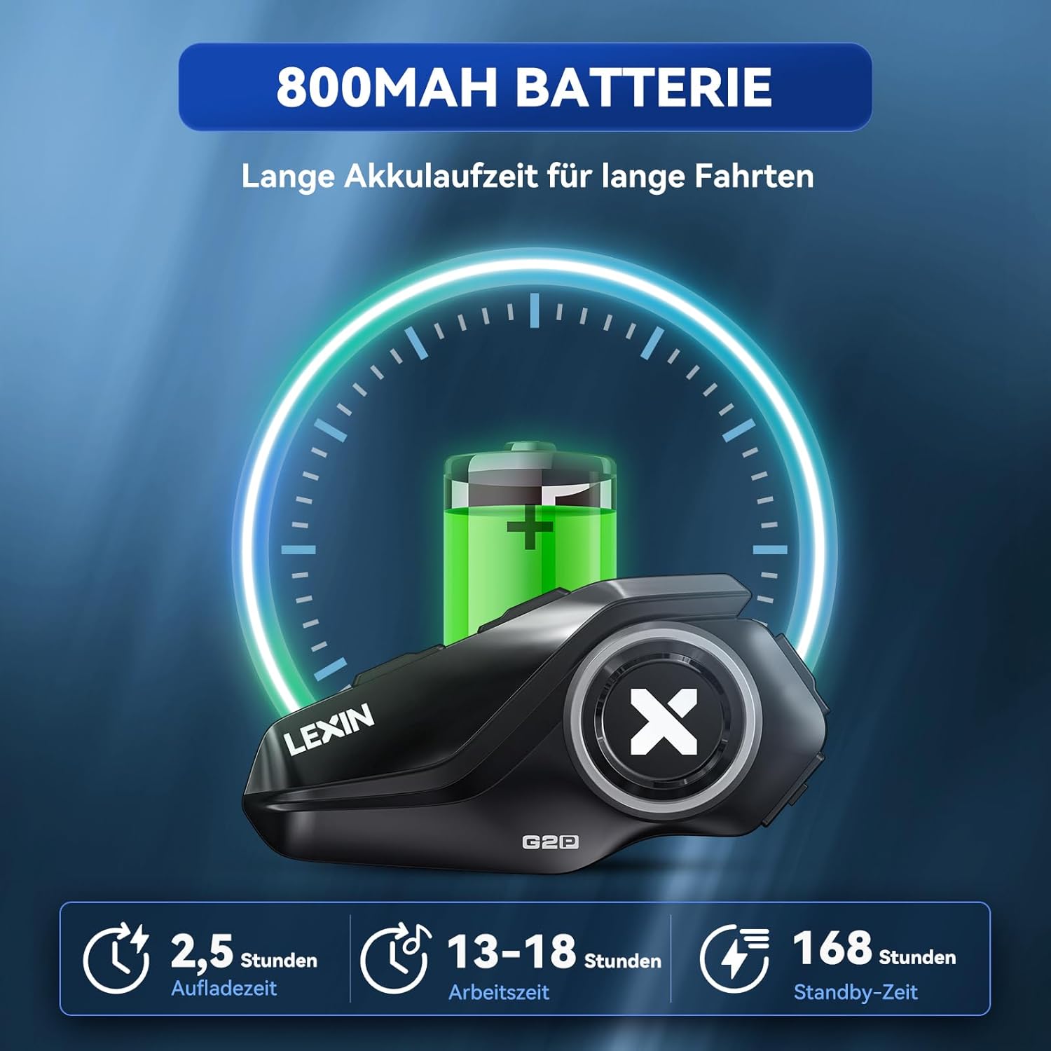 Lange Akkulaufzeit