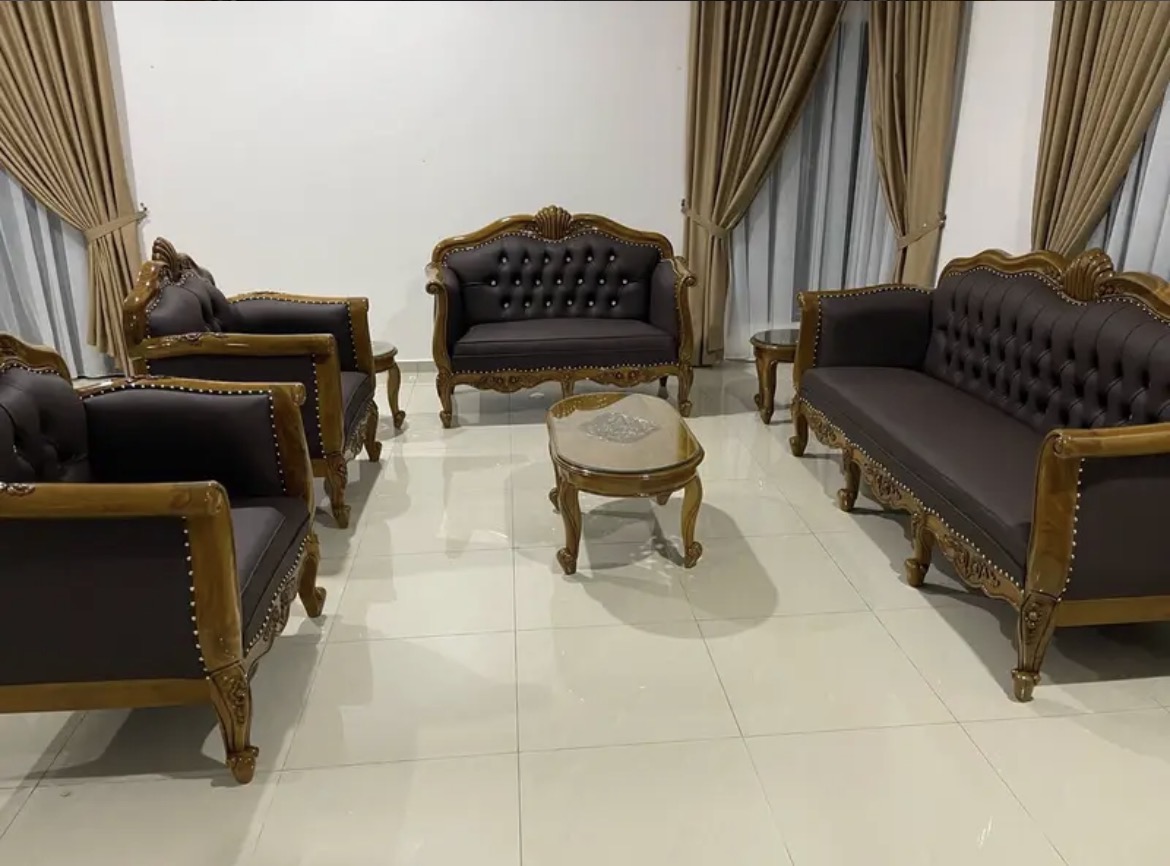 SOFA KERANG JATI FULL SET - EDISI MODERN STYLE EKSKLUSIF